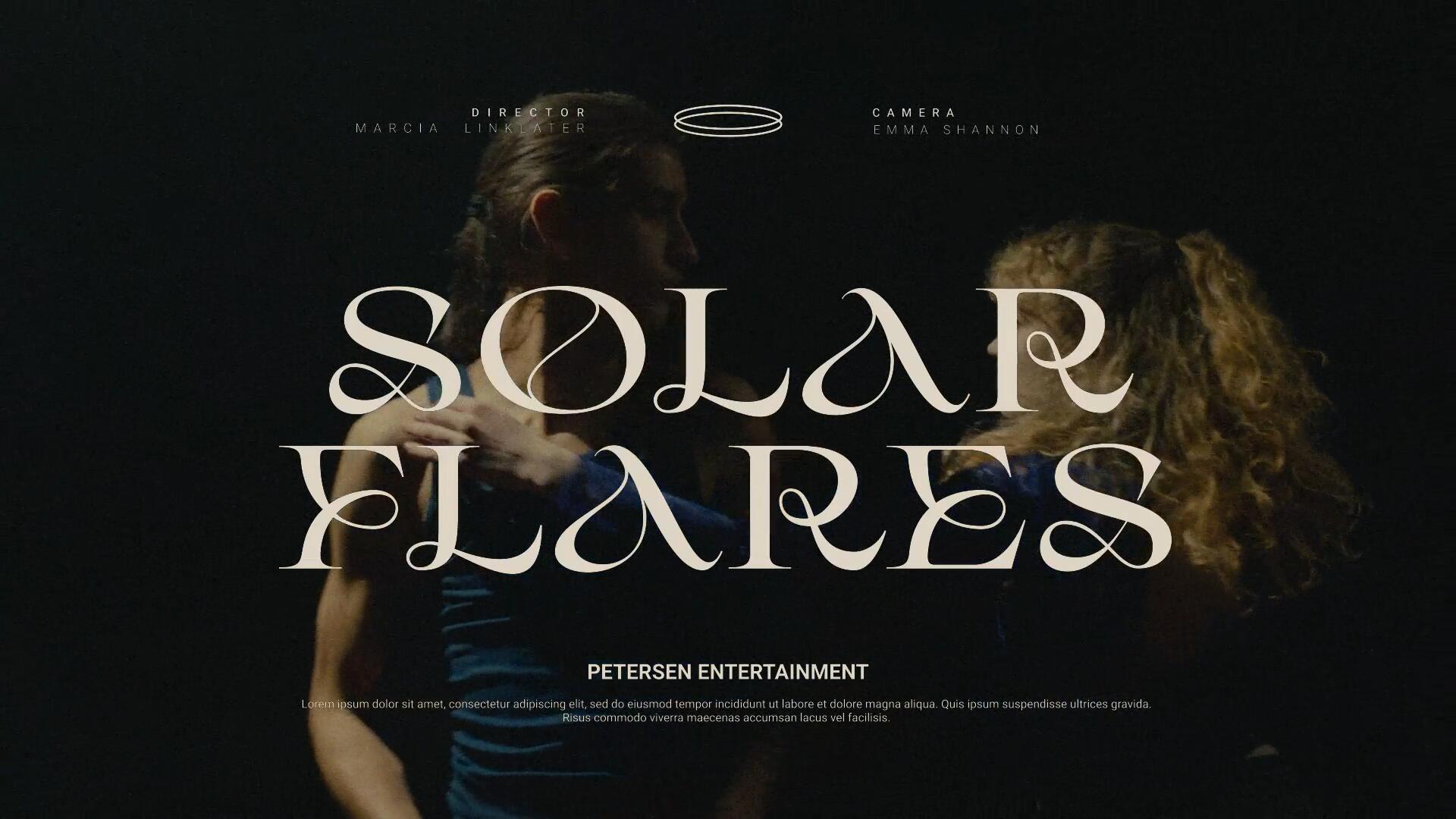 30个复古好莱坞史诗电影纪录片预告片剧院海报片头动画达芬奇模板（11610）