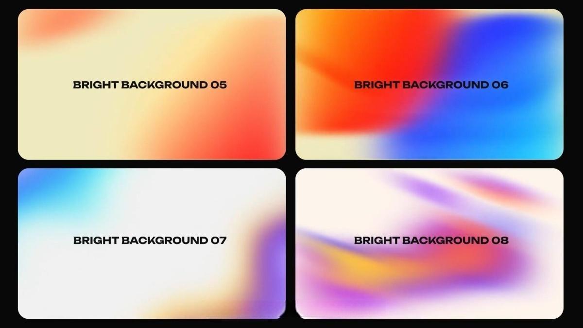 30款梦幻氛围霓虹晕染渐变弥散光颗粒噪点抽象艺术4K视频背景动画AE模板（13280）