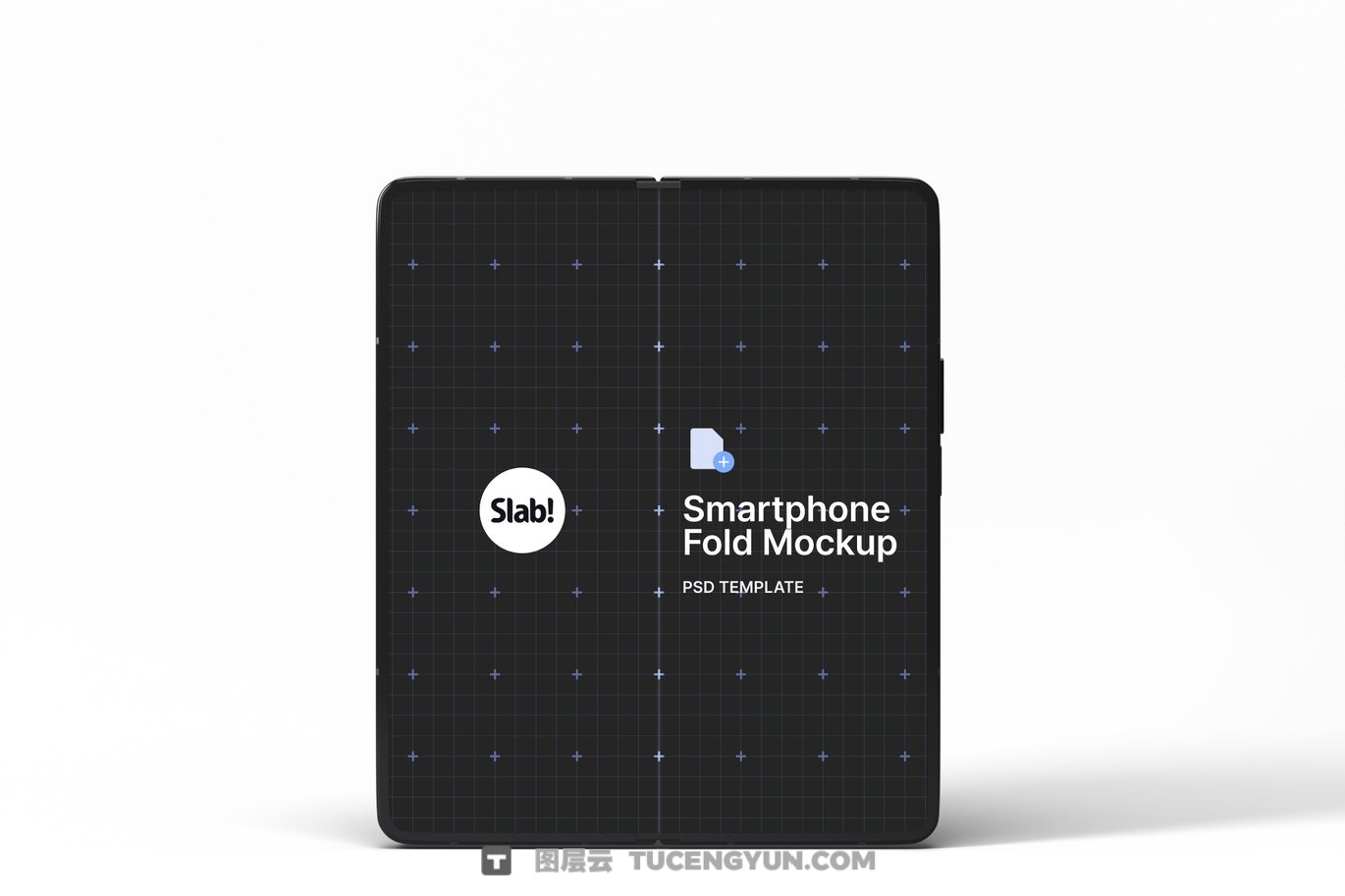 10种三星Galaxy Z折叠屏安卓手机广告UI界面APP设计展示PSD样机套装（13357）