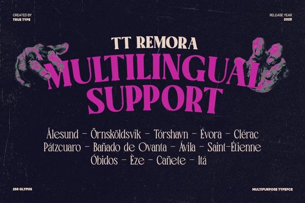 英文字体：复古永恒优雅精致浓缩衬线封面海报画册Logo标题设计字体 TT Montero Serif Condensed（13490）