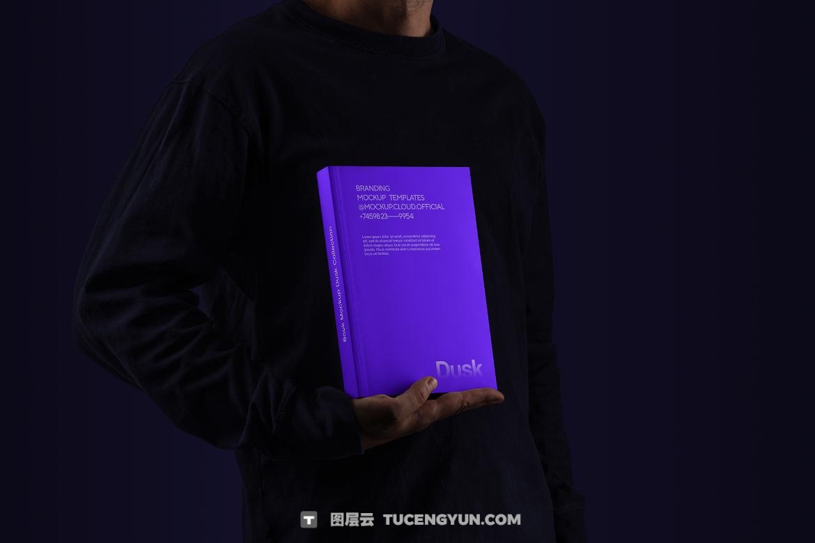 23款现代极简档案夹名片书籍T恤手提袋帆布袋手机Mac笔记本电脑平板品牌VI设计作品展示PSD样机套装 Dusk Branding Mockups Kit（13390）