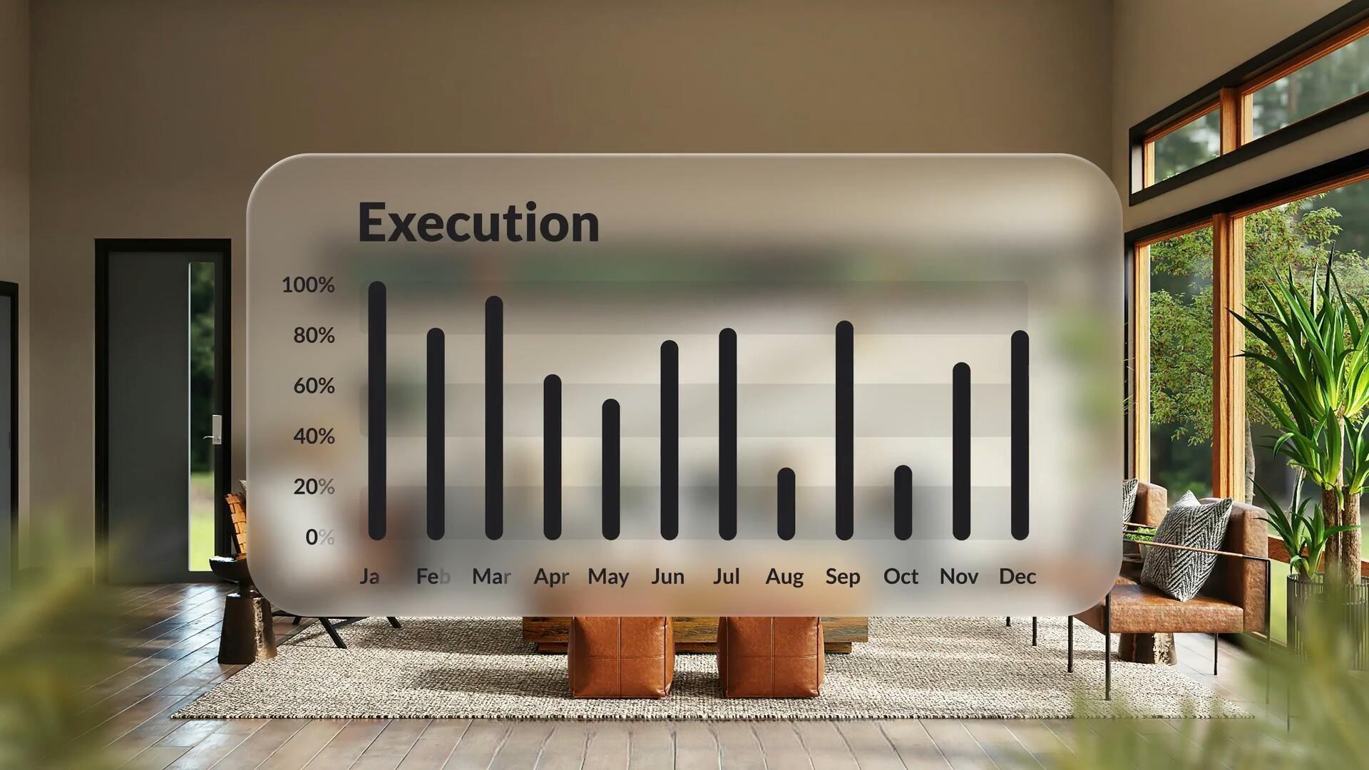 AE模板：极简主义毛玻璃风格信息图表动画模板（13628）