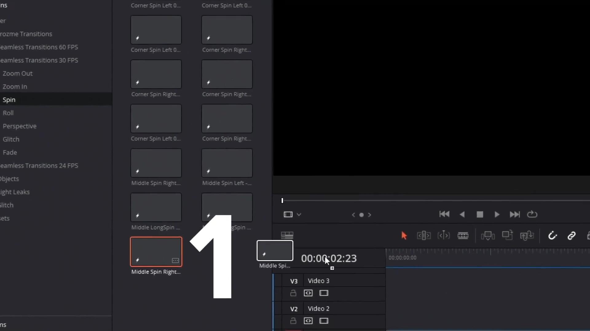 达芬奇模板/预设：1600个毛刺全景滚动漏光偏移变焦转场+转场音效+LUT（8818）