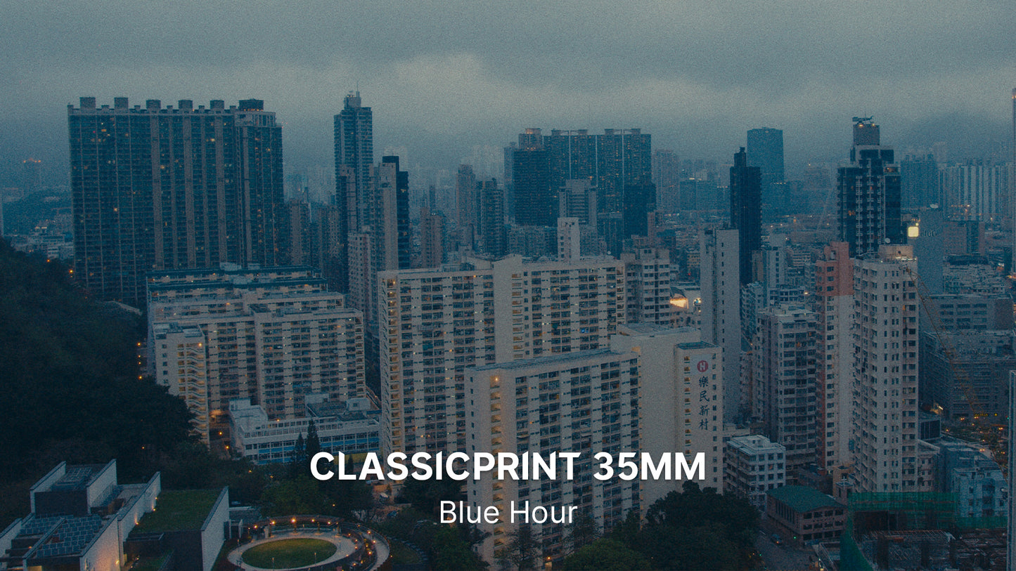 ClassicPrint 35mm Film Emulation PowerGrade V5 港风美学经典35mm胶片模拟电影视觉效果色彩分级达芬奇调色节点+LUT调色预设（10604）