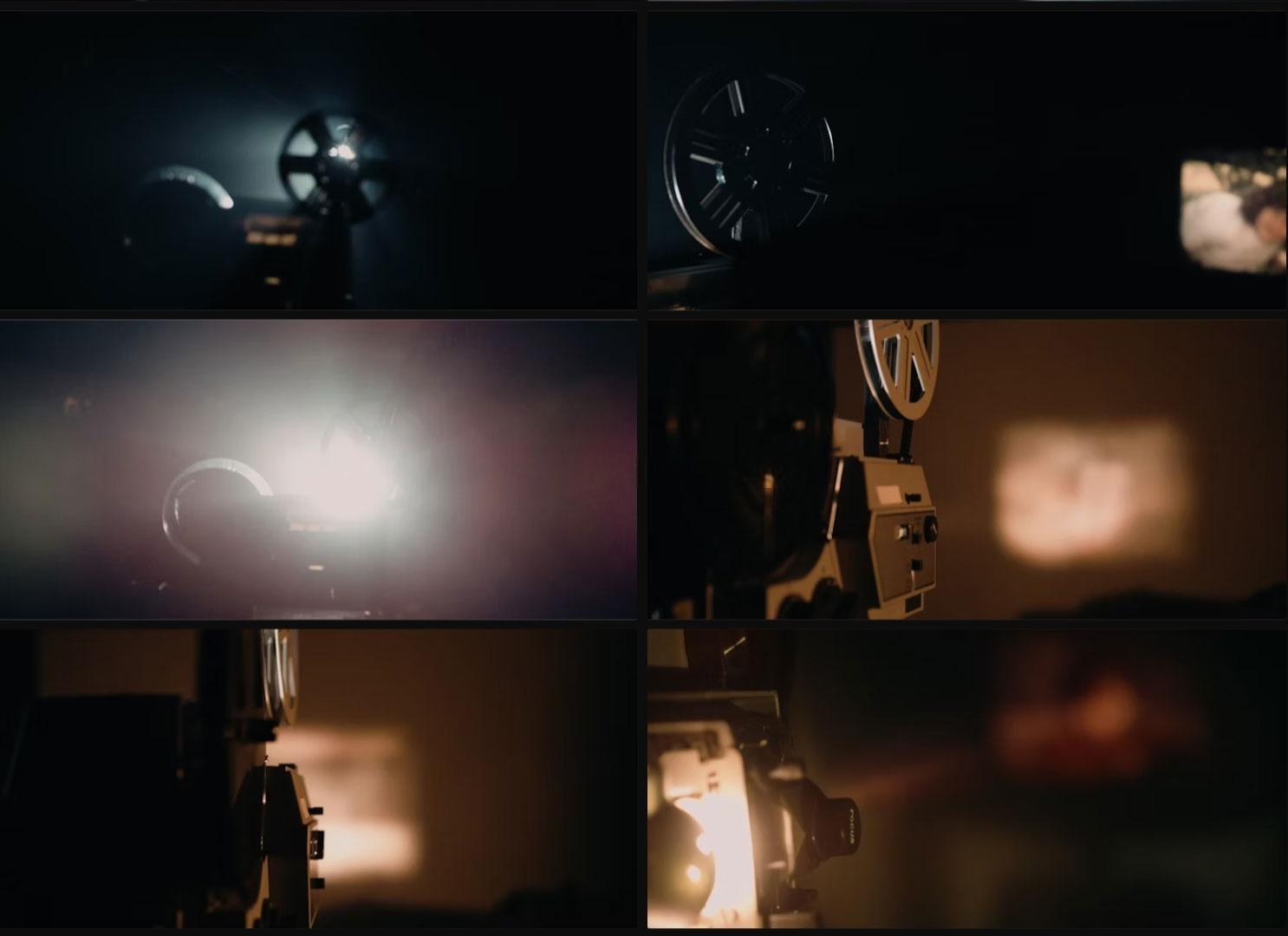 Artlist 31个复古老式放映机播放运行转动短片剪辑磁带转场过渡视频素材（13161）