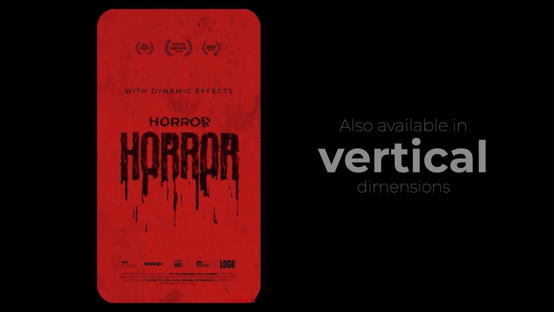 AE模板:黑暗惊悚血腥恐怖风格文字标题排版动画 支持横竖屏(13297) AE模板:黑暗惊悚血腥恐怖风格文字标题排版动画 支持横竖屏(13297)