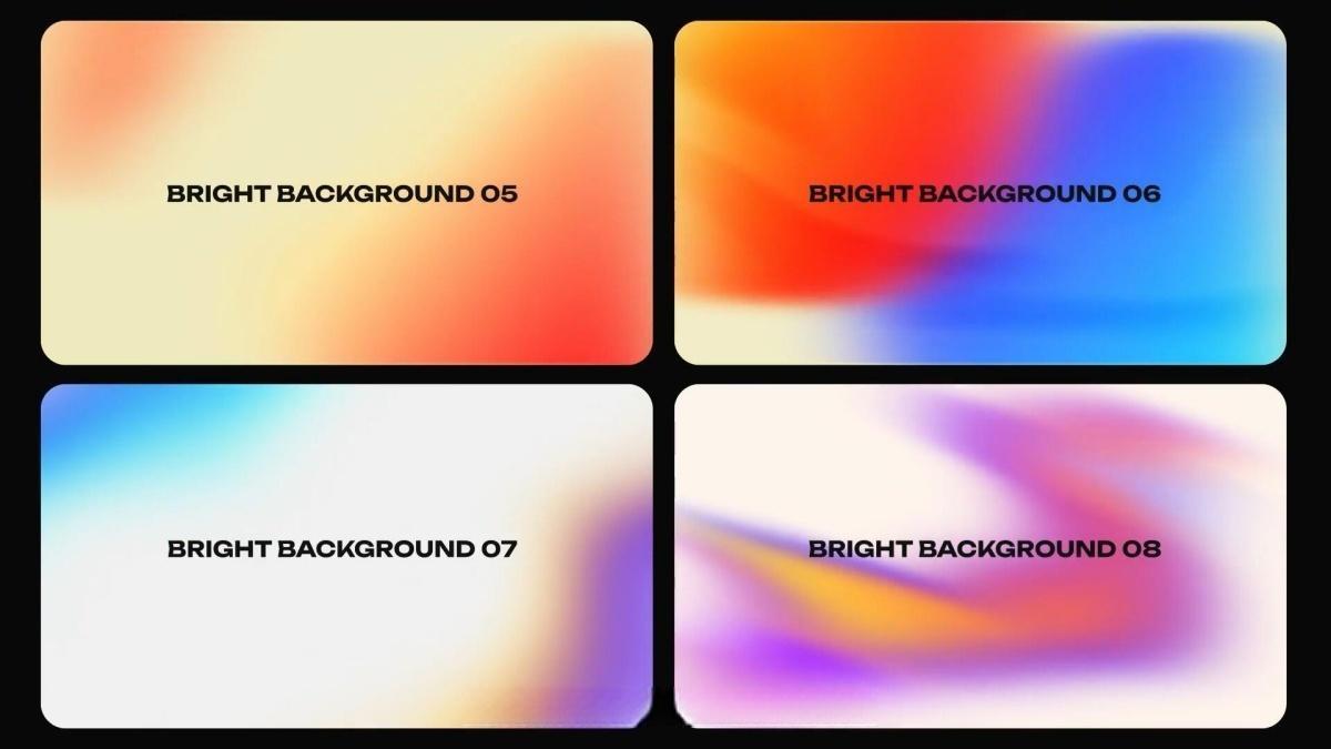 30款梦幻氛围霓虹晕染渐变弥散光颗粒噪点抽象艺术4K视频背景动画AE模板（13280）