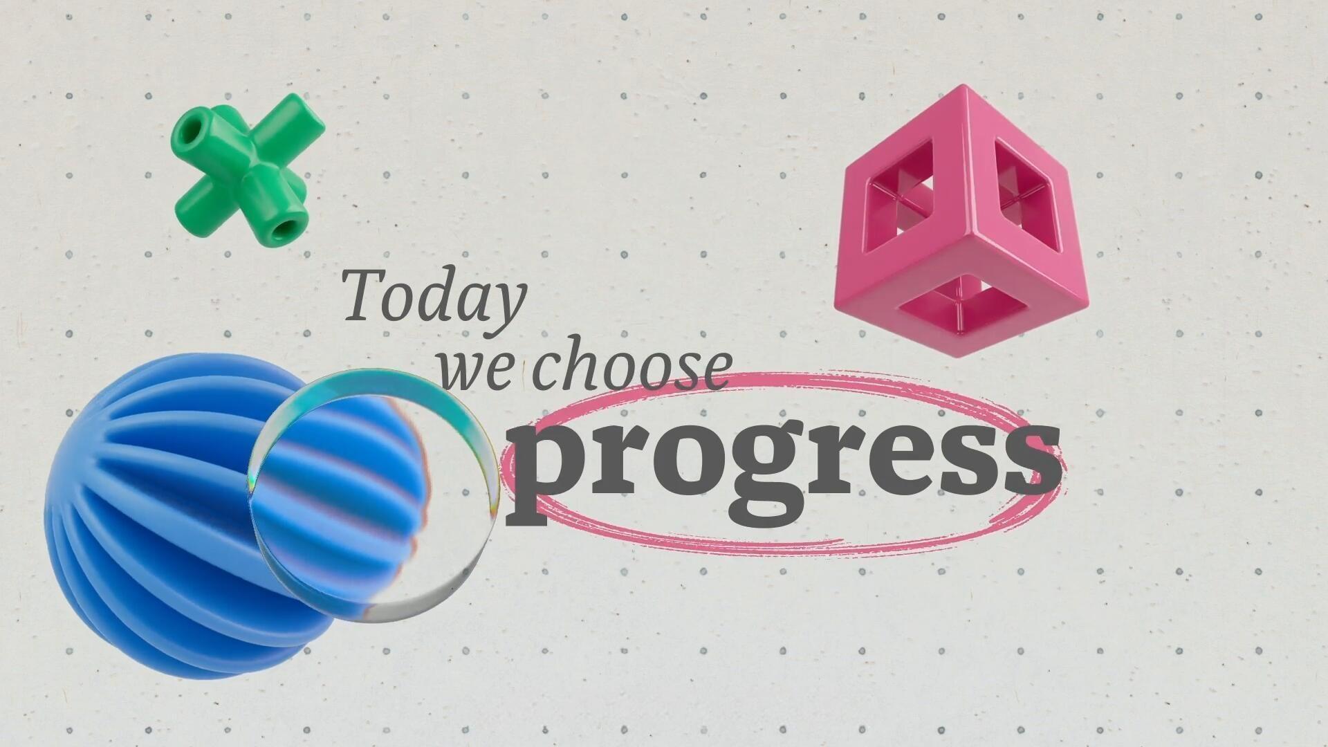 AE模板：趣味涂鸦艺术3D几何形状粗体文字标题排版动画（13580）