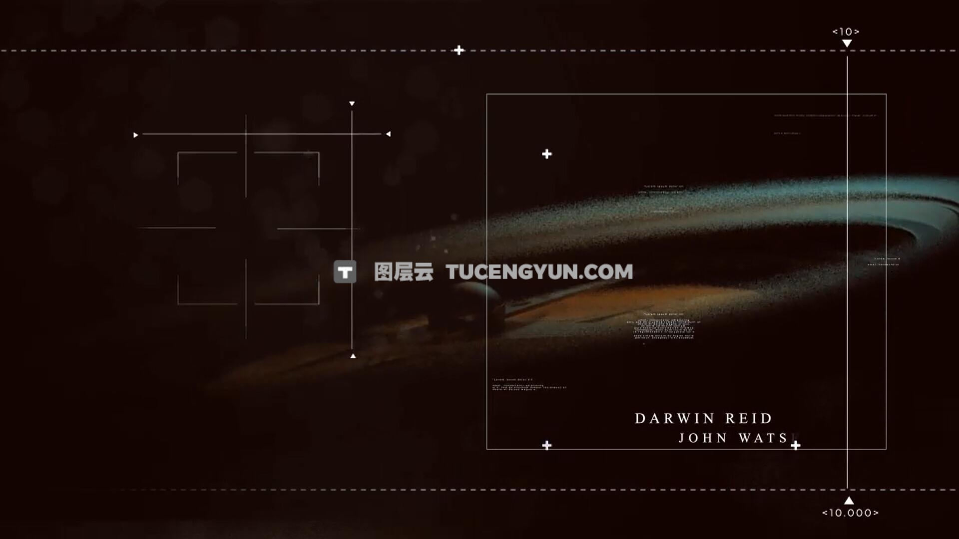 AE/PR/达芬奇模板： 复古3D电影动态视差电影艺术文字标题开场片头（13340）