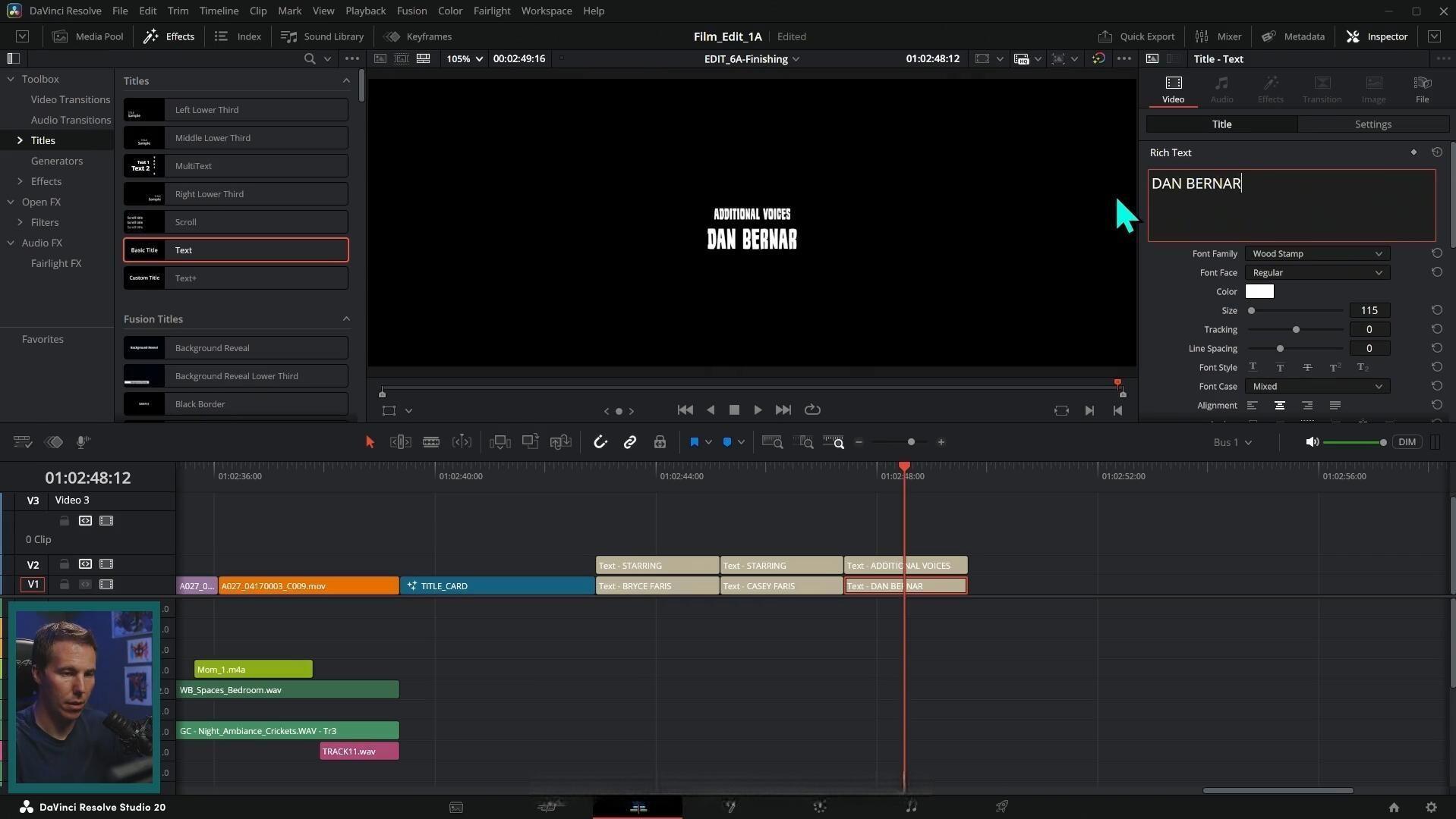 大师课程：Casey Faris达芬奇短片剪辑、色彩、视觉特效和声音设计视频课程+项目文件 中文字幕 Casey Faris Make A Film in DaVinci Resolve（13514）