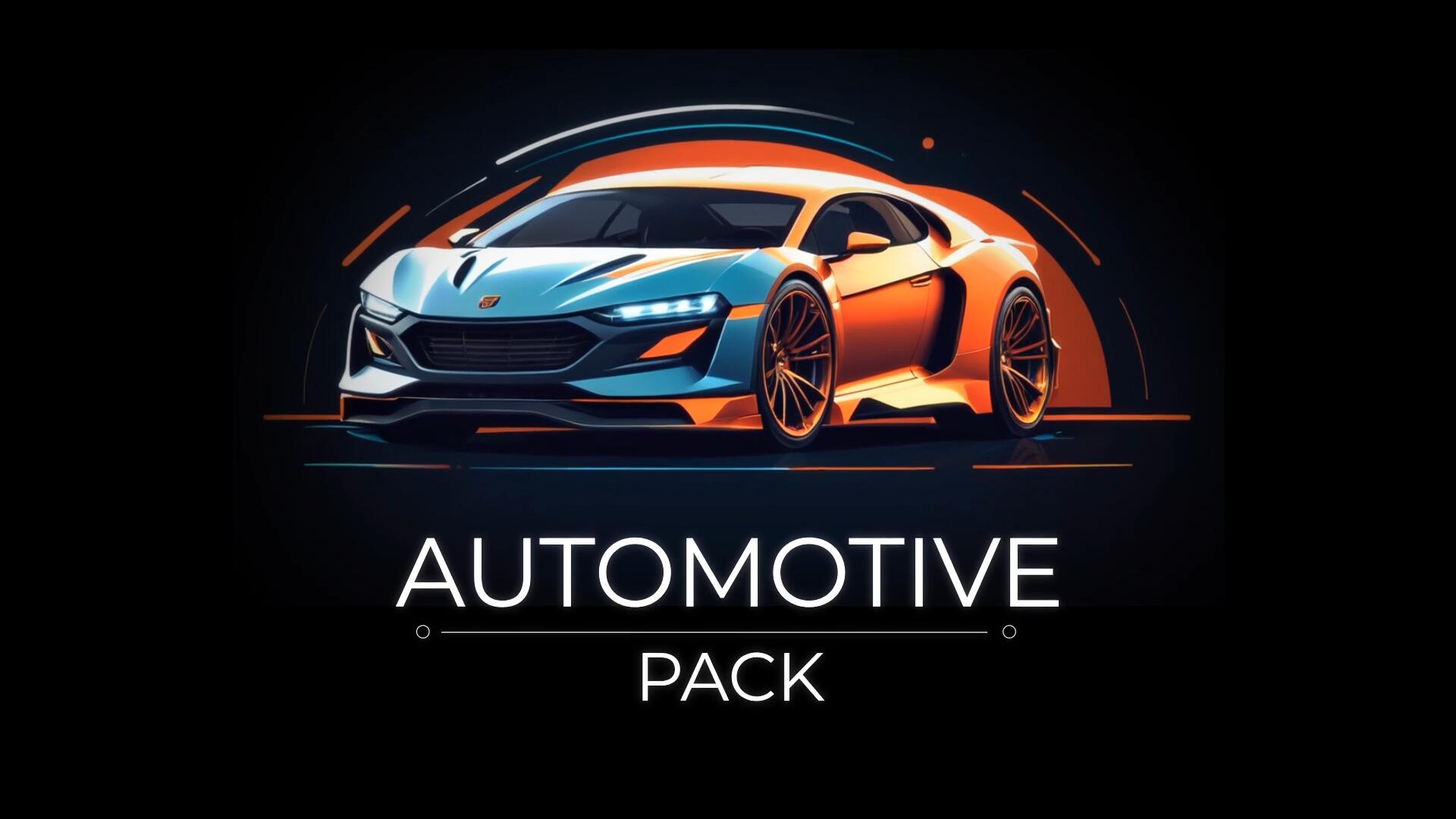 AE模板+PR预设：350组汽车科技感HUD抬头显示UI元素动画（13229）