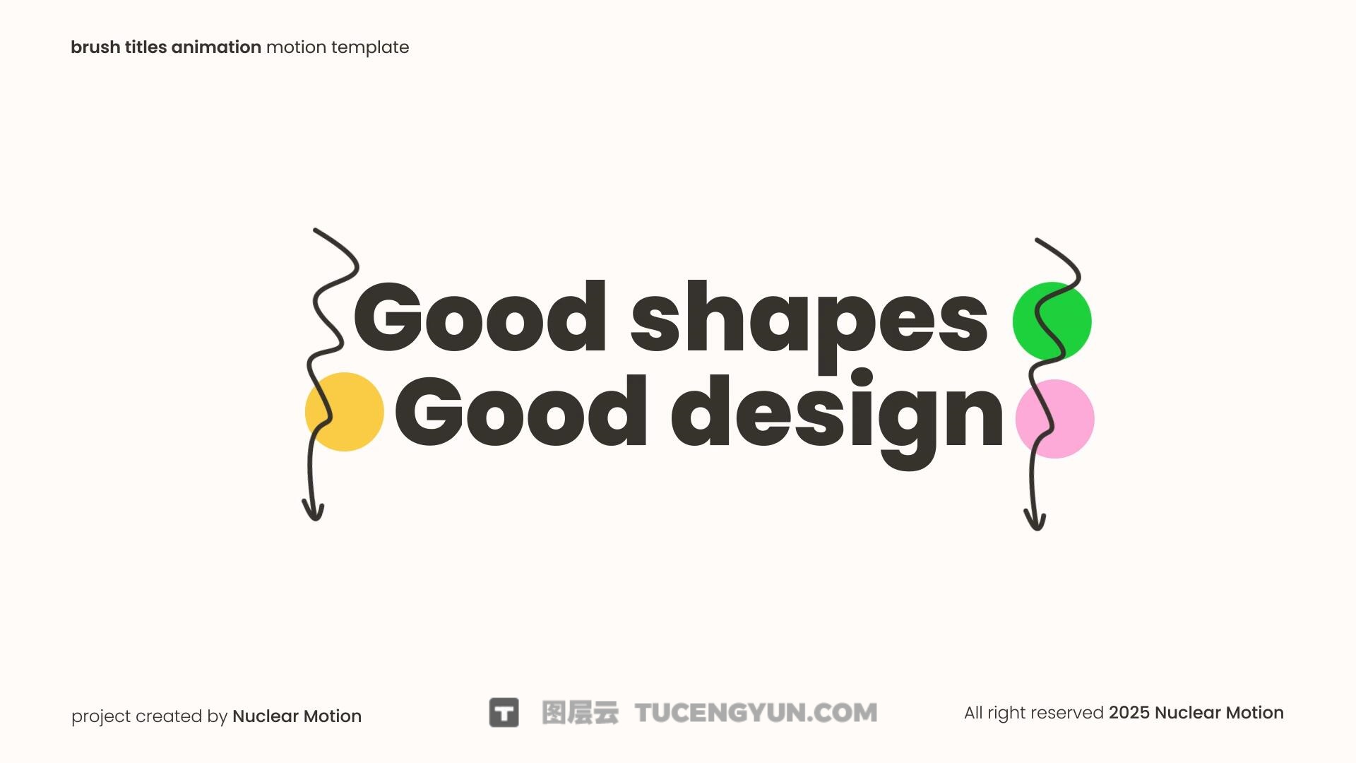 FCPX插件：创意动态几何形状文本标题排版动画（13907）