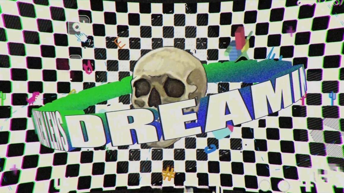 AE模板：复古超现实主义千禧Y2K风格剪贴画图形元素动画模板（13018）