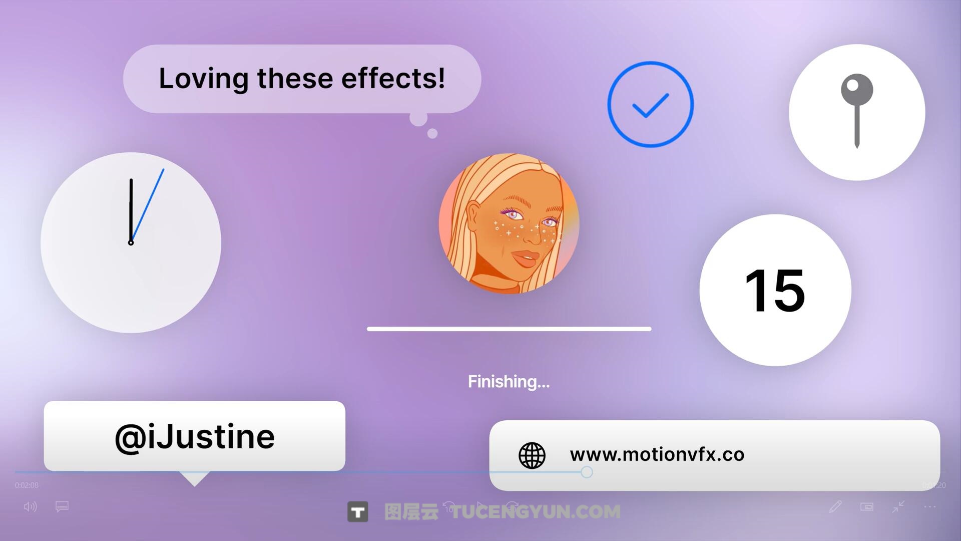 达芬奇预设：95组苹果极简设计风格信息数据图片展示文字标题排版动画预设 MotionVFX – mKeynote DVR（14020）