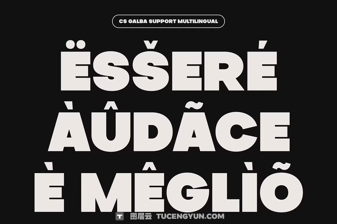 英文字体：大胆超重现代浓缩粗体清晰logo标题排版无衬线装饰封面海报设计字体（14004）