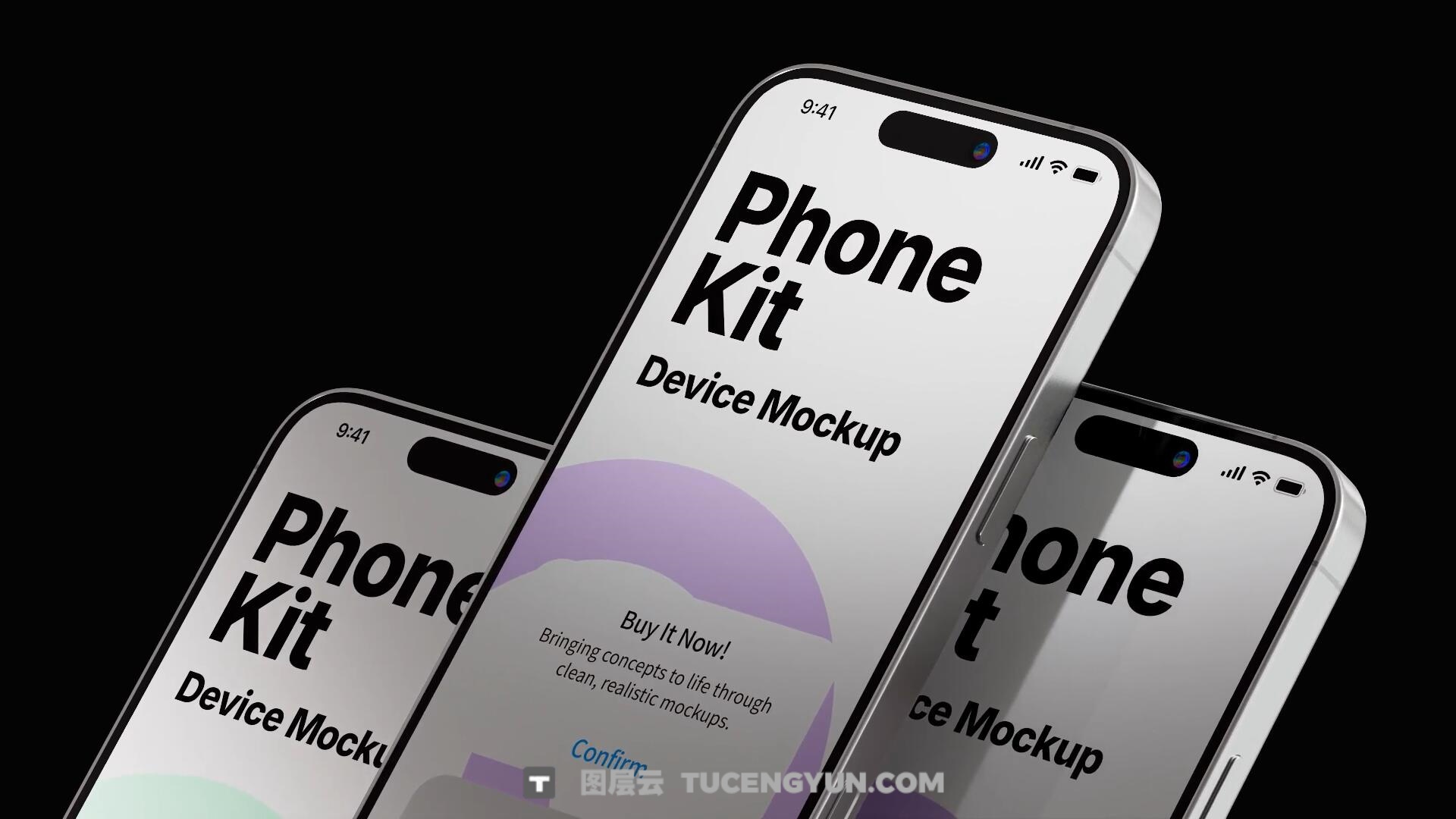 AE模板：高品质苹果IPhone 17应用程序UI设计官网展示3D模型动画模板（13992）