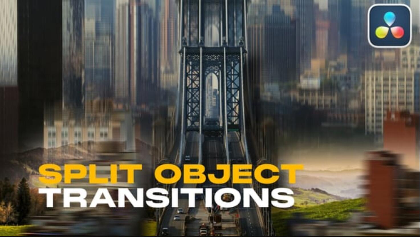 达芬奇模板：40个热门镜头画面对象拆分视觉剪辑转场过渡（13839）