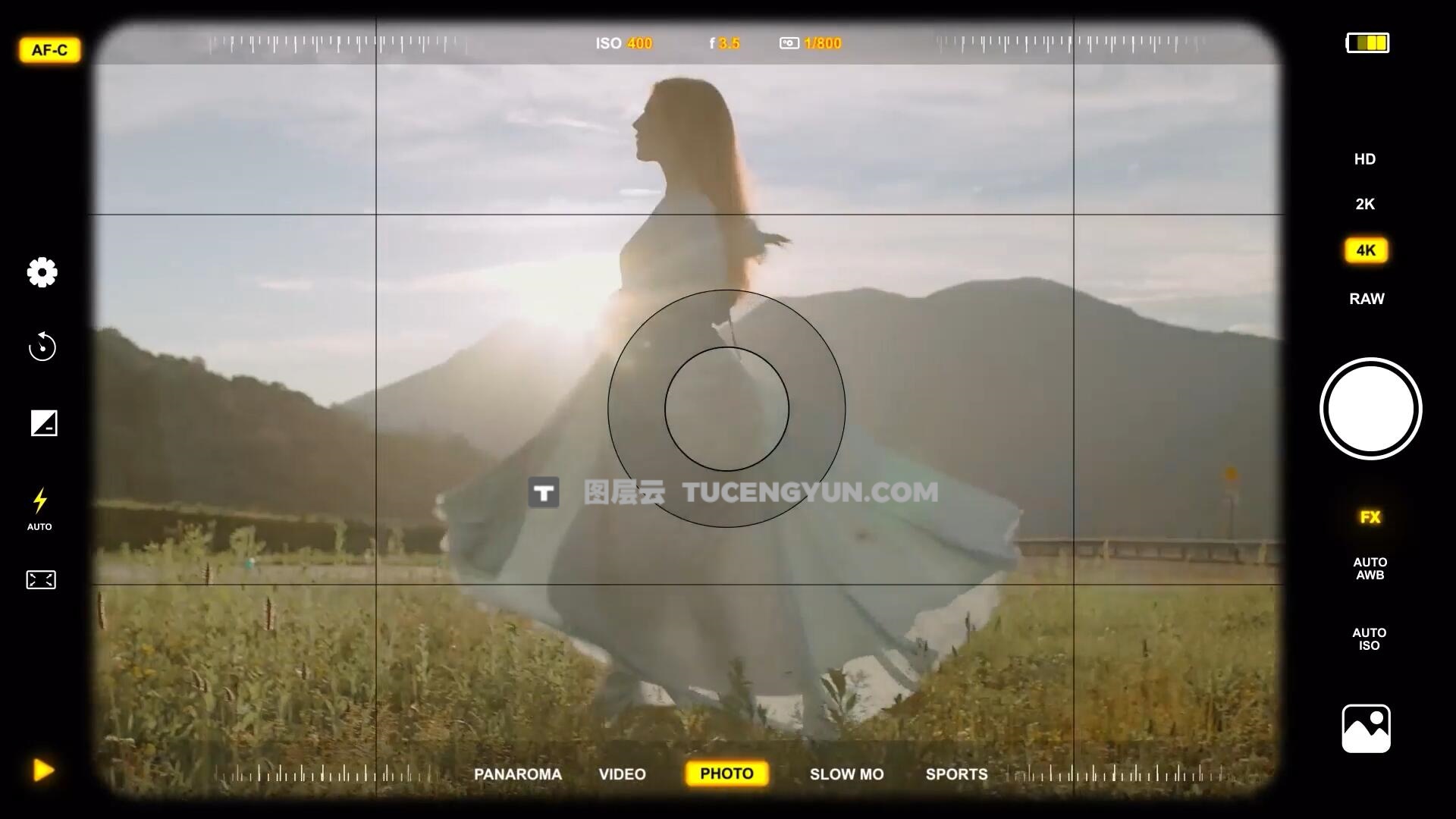 AE/PR模板：10个逼真相机取景器参数图标屏幕元素动画包 支持横竖屏（13906）