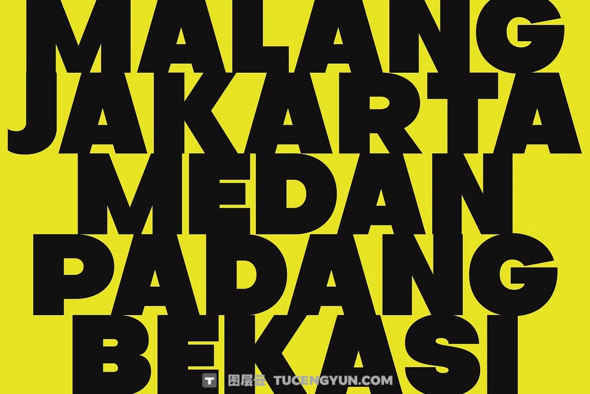 英文字体：大胆超重现代浓缩粗体清晰logo标题排版无衬线装饰封面海报设计字体（14004）