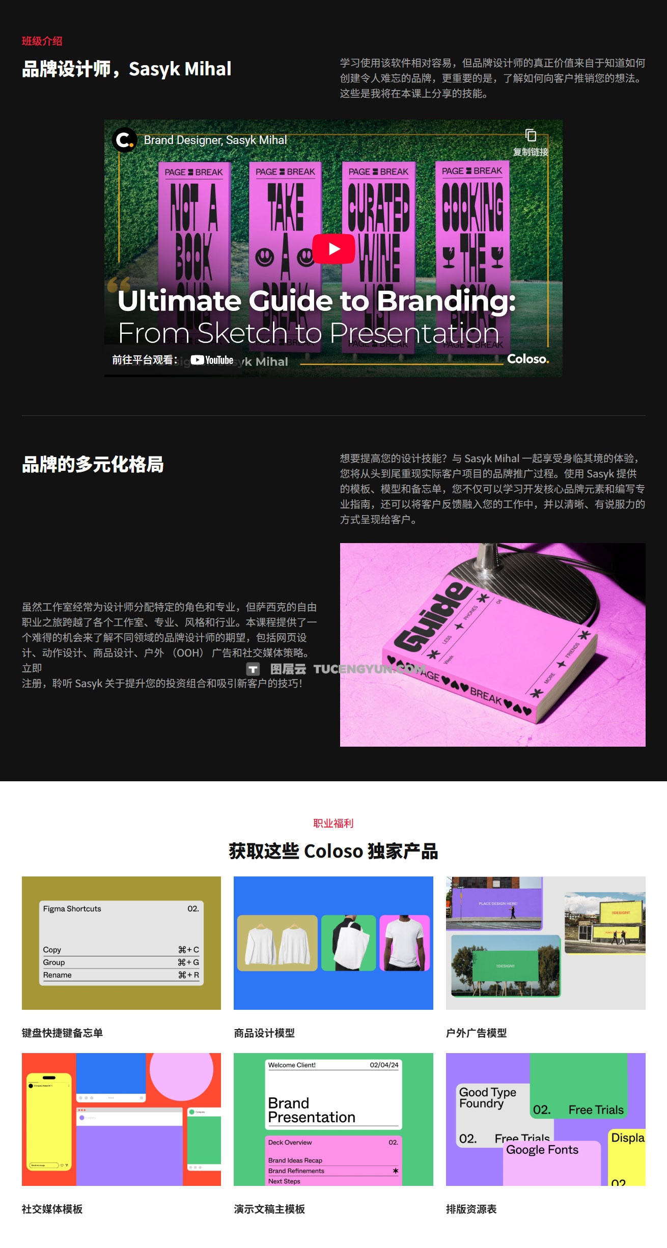 大师课程：掌握Figma从草图到演示品牌设计终极指南视频课程 中文字幕（13932）