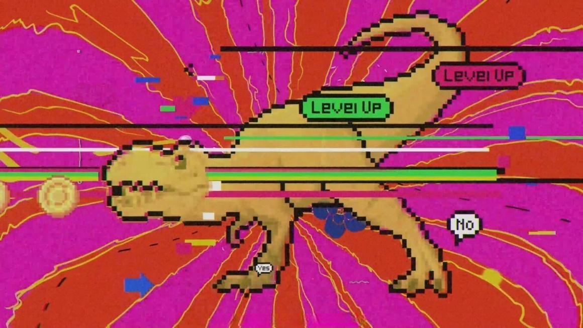 AE模板：复古超现实主义千禧Y2K风格剪贴画图形元素动画模板（13018）