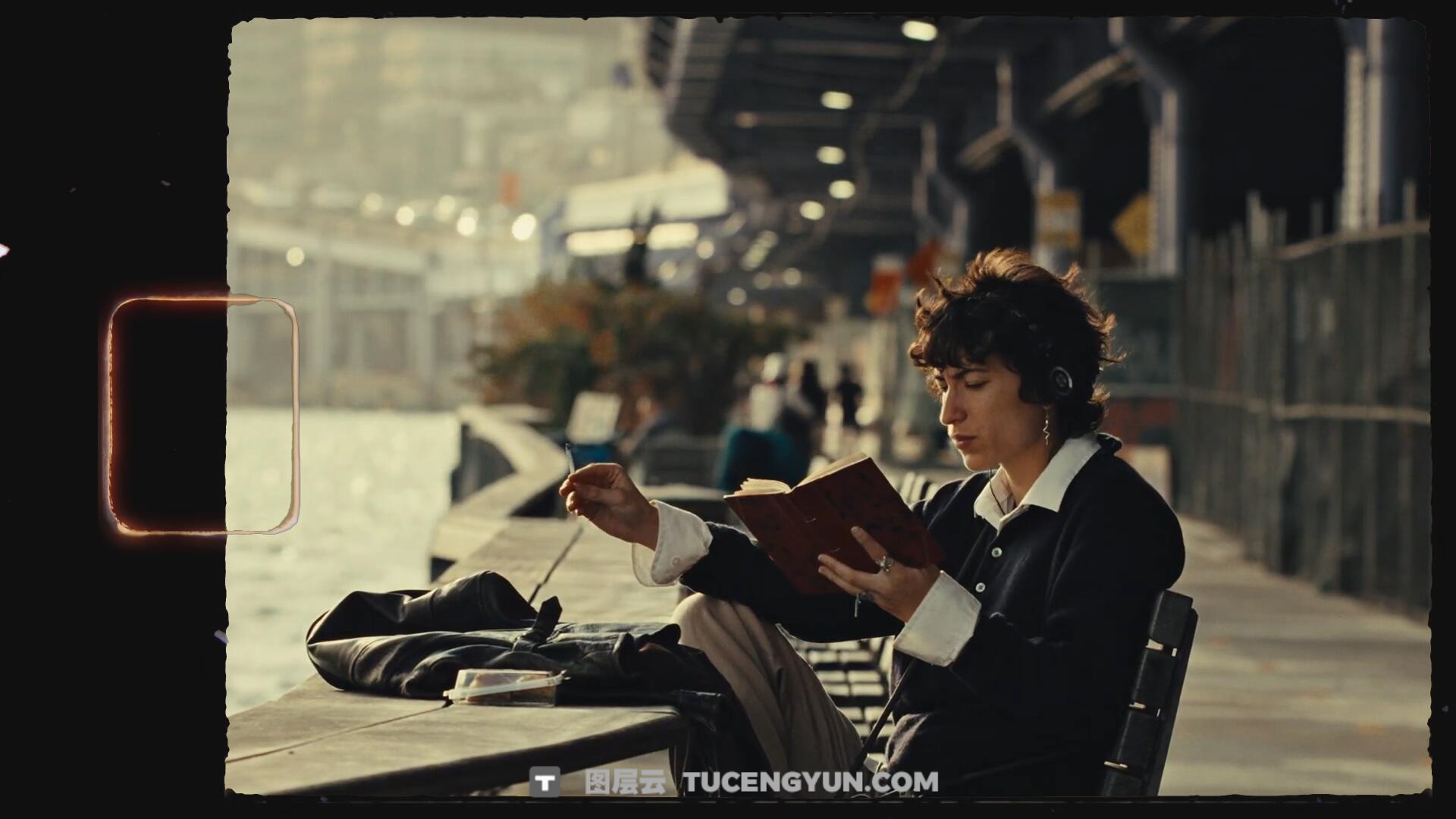 18个经典怀旧美学柯达富士胶片带链孔边框电影帧MOV叠加层+音效（13913）