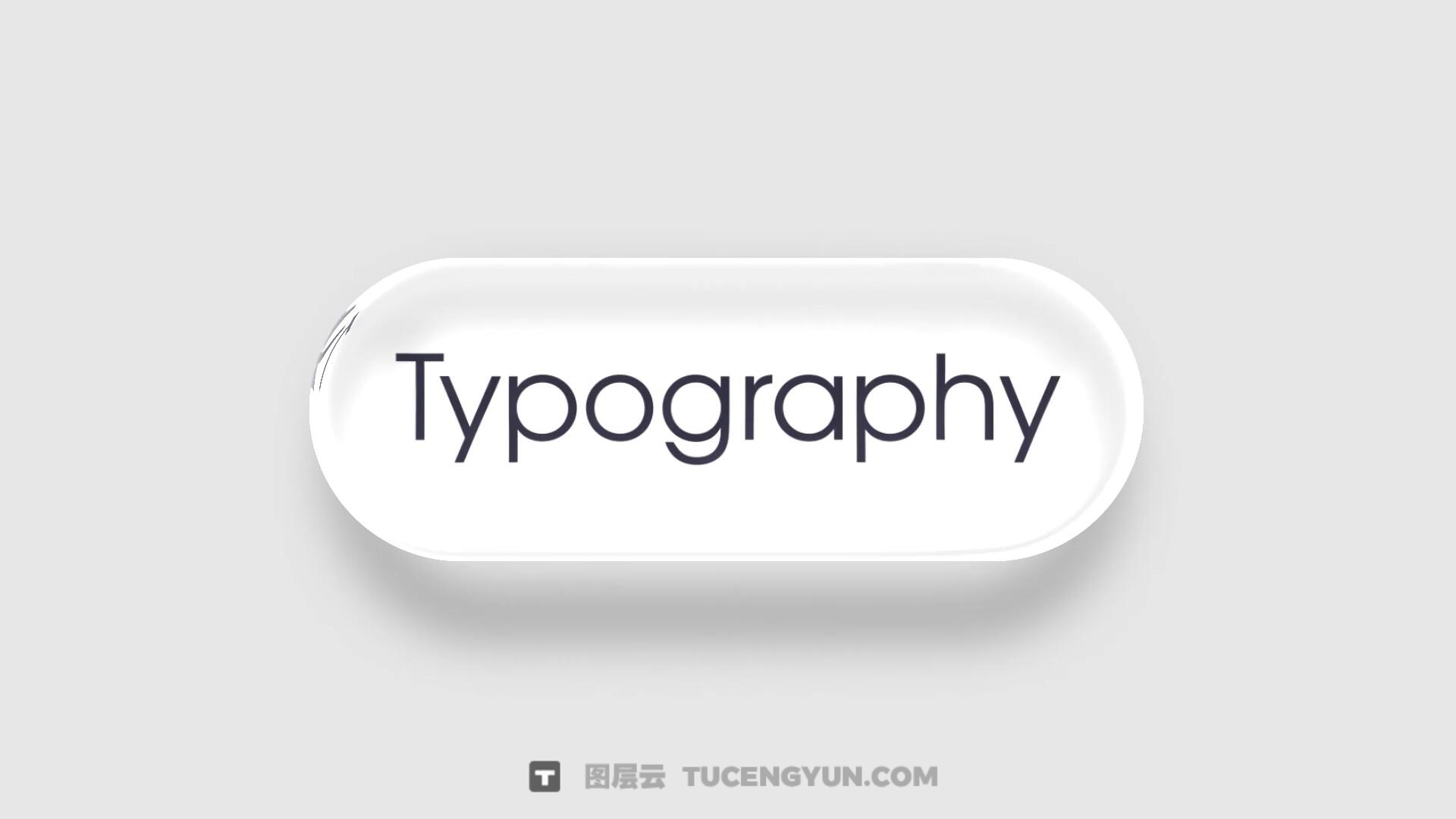 AE/PR模板：全新苹果液态玻璃美学动态滑动文字标题字幕动画（13941）