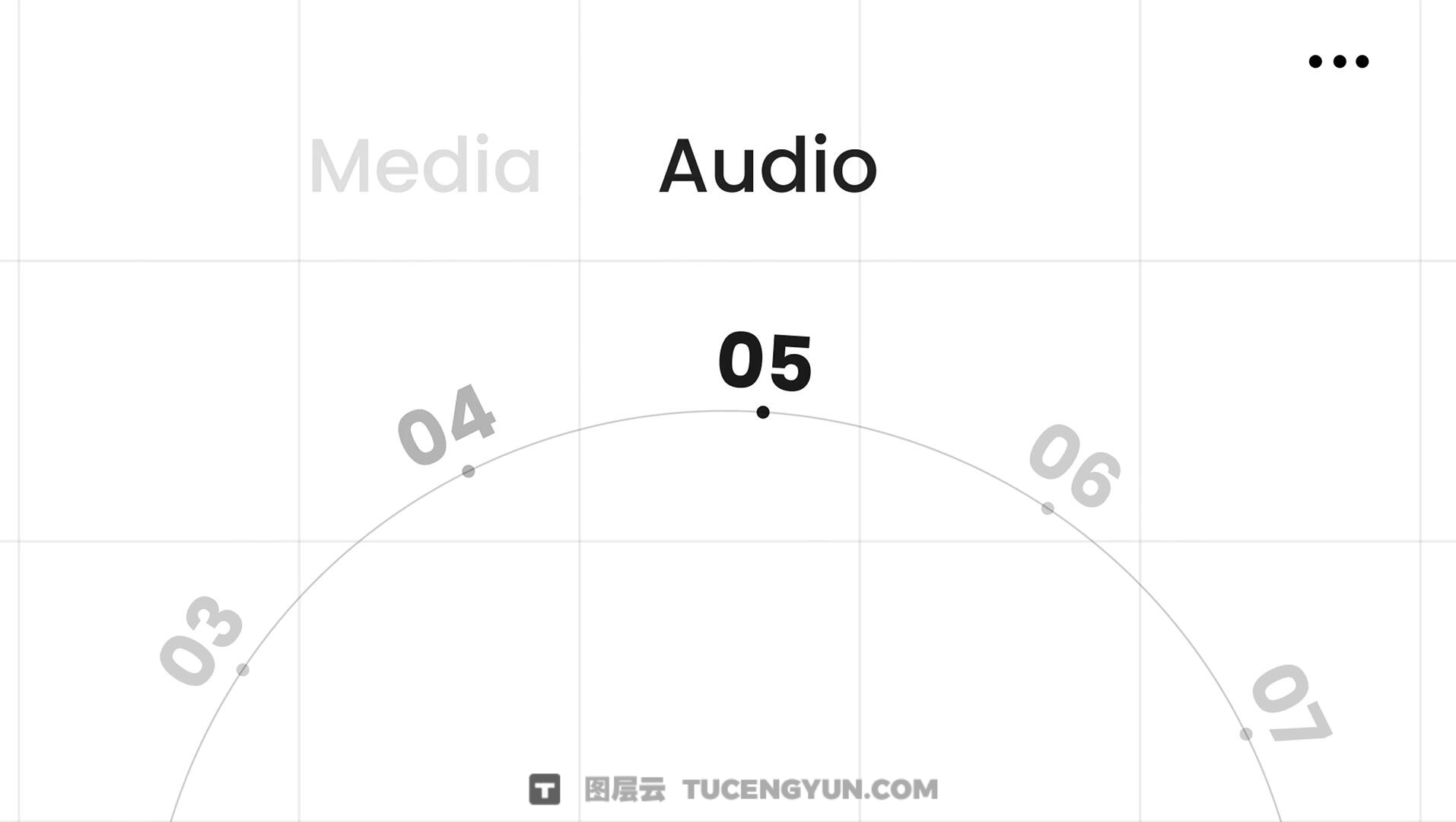 FCPX插件：极简主义文字标题轮播、循环、滚动场景动画排版模板（13982）