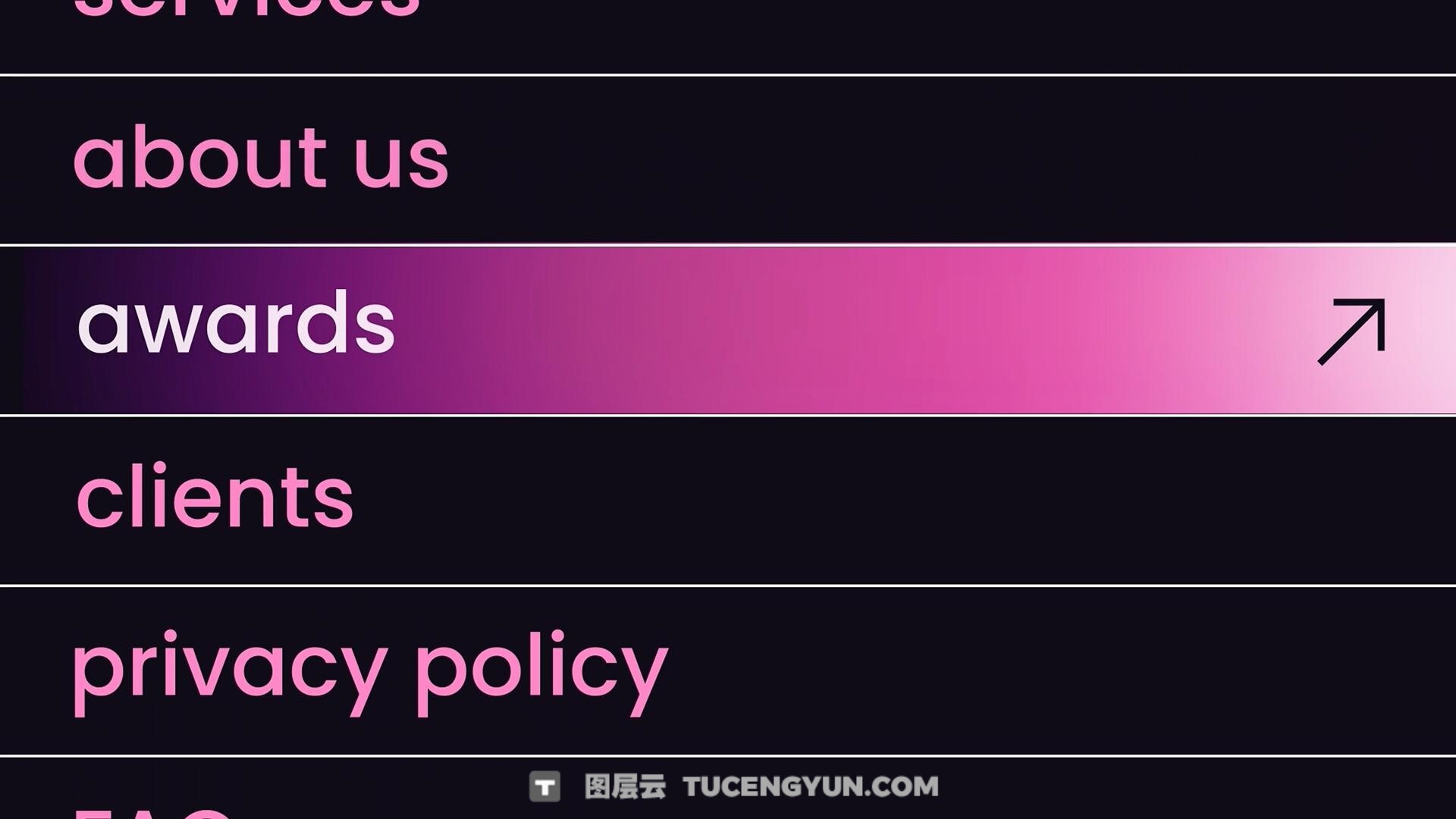 FCPX插件：极简主义文字标题轮播、循环、滚动场景动画排版模板（13982）