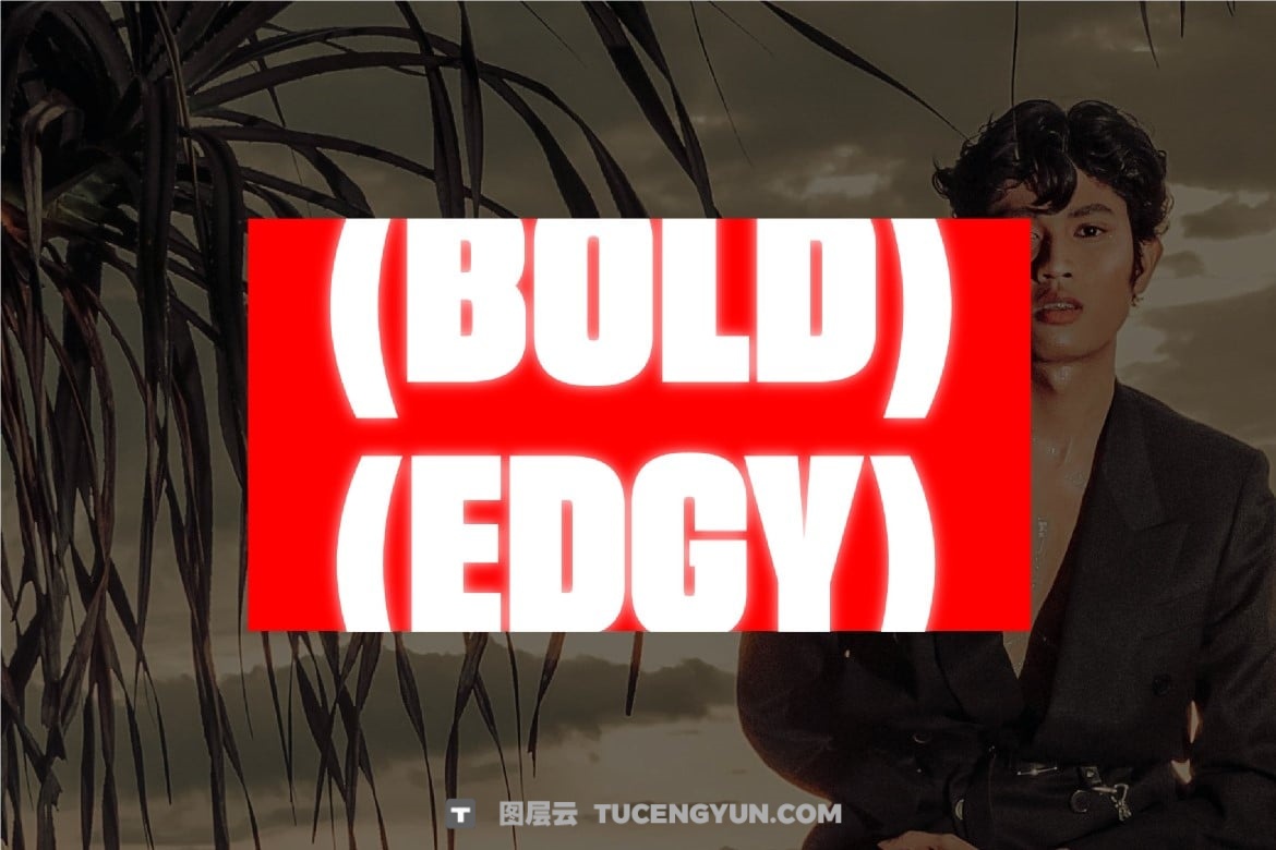 英文字体：大胆运动感时髦黑体粗体无衬线装饰海报封面设计字体 Gothif（13861）