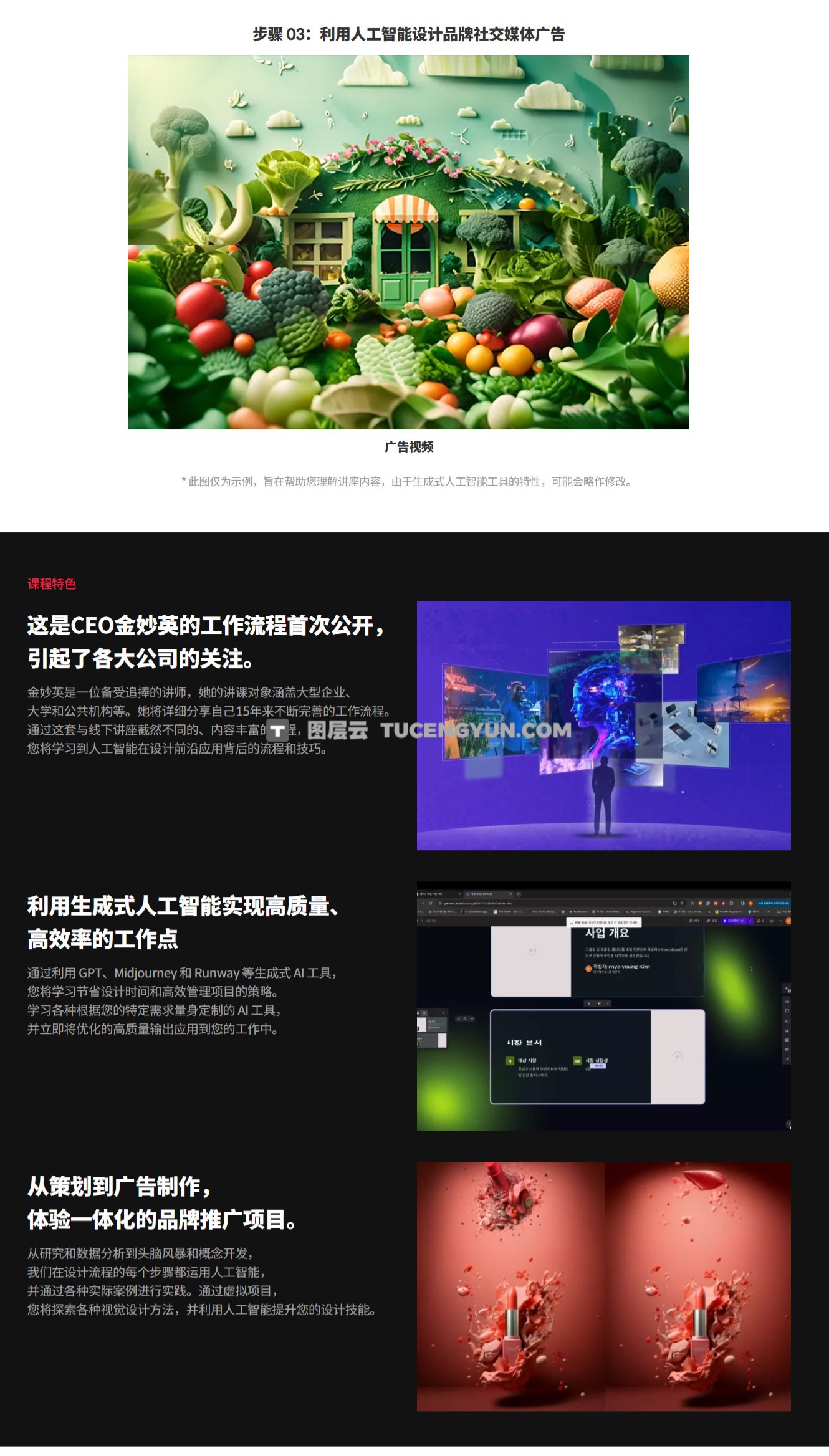 大师课程：掌握AI人工智能创作商业品牌广告全流程视频课程 中文字幕（13942）