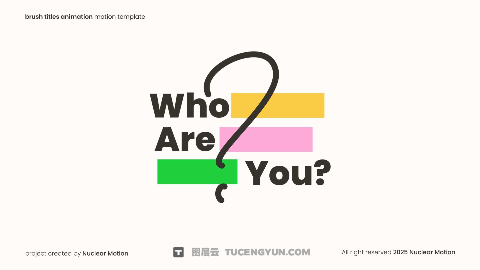 FCPX插件：创意动态几何形状文本标题排版动画（13907）