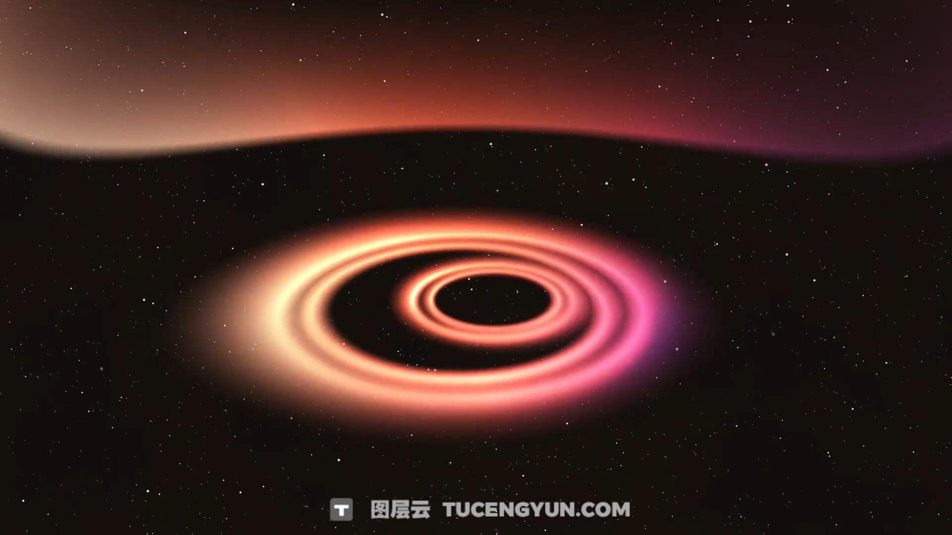 AE模板：大胆抽象模糊混合流动几何渐变液体波浪视频背景动画模板（13948）