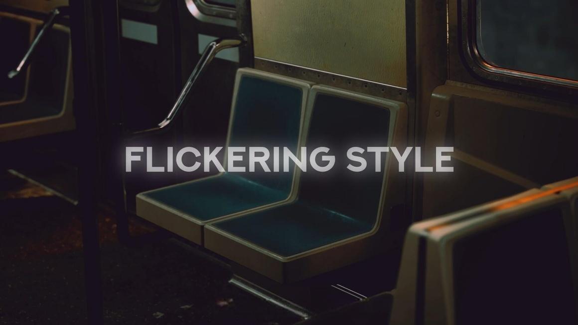 达芬奇预设：文字标题字幕闪烁发光效果预设（12947）