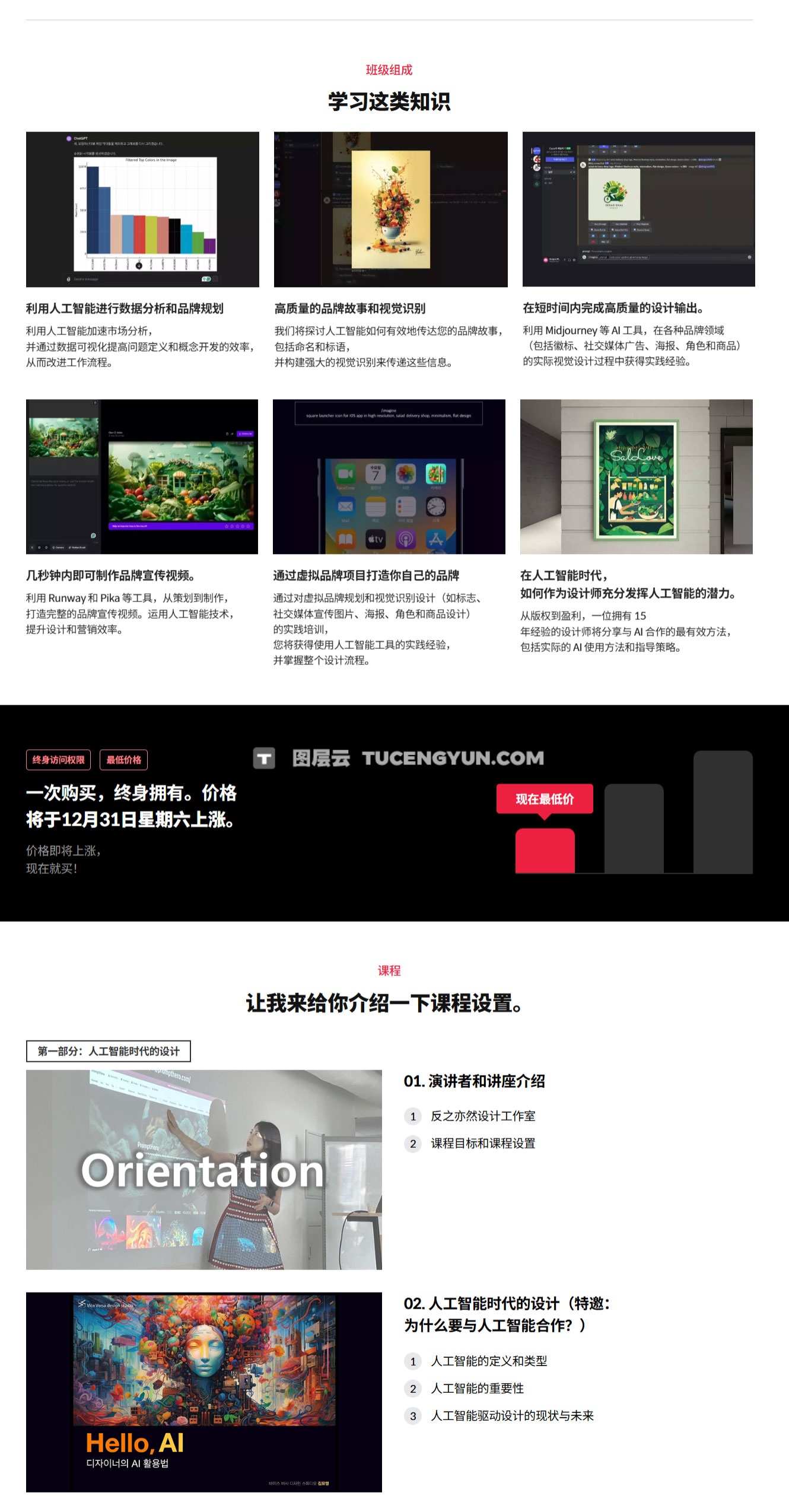 大师课程：掌握AI人工智能创作商业品牌广告全流程视频课程 中文字幕（13942）