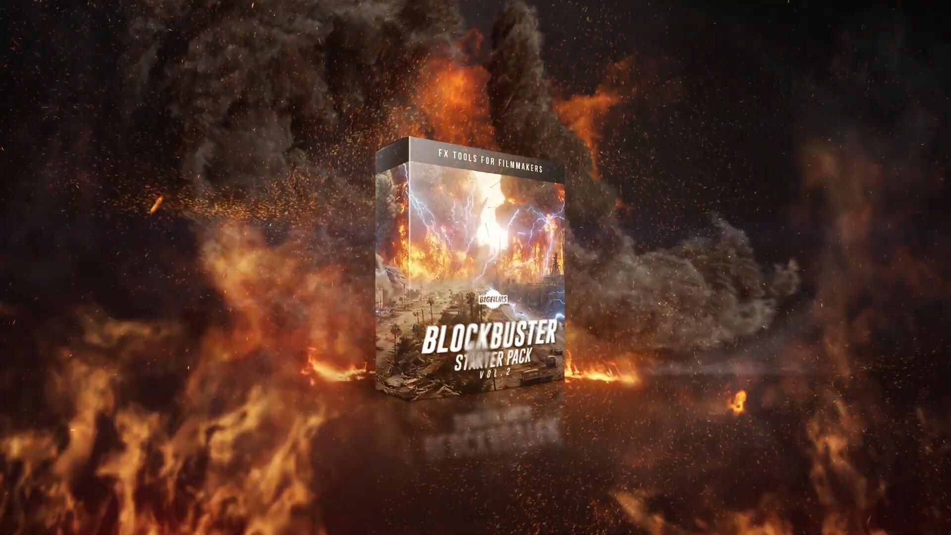 Bigfilms 760个好莱坞电影级雷电/风/魔法/流星/火焰燃烧爆炸视觉特效合成4K视频素材+音效素材 Bigfilms – Blockbuster Starter Pack V2（13939）