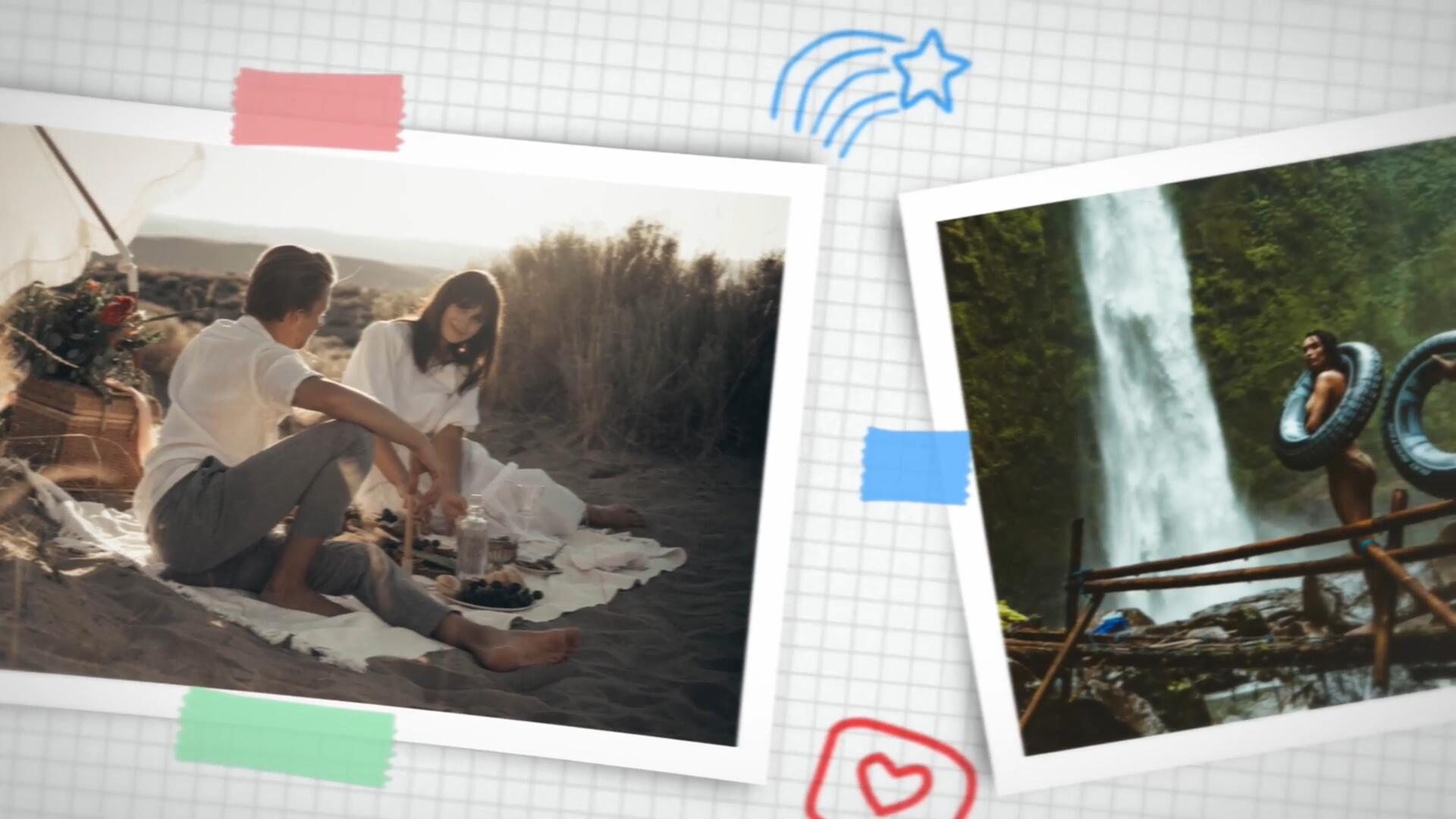 达芬奇预设： 复古拼贴艺术手账剪贴簿无缝转场过渡（14007）