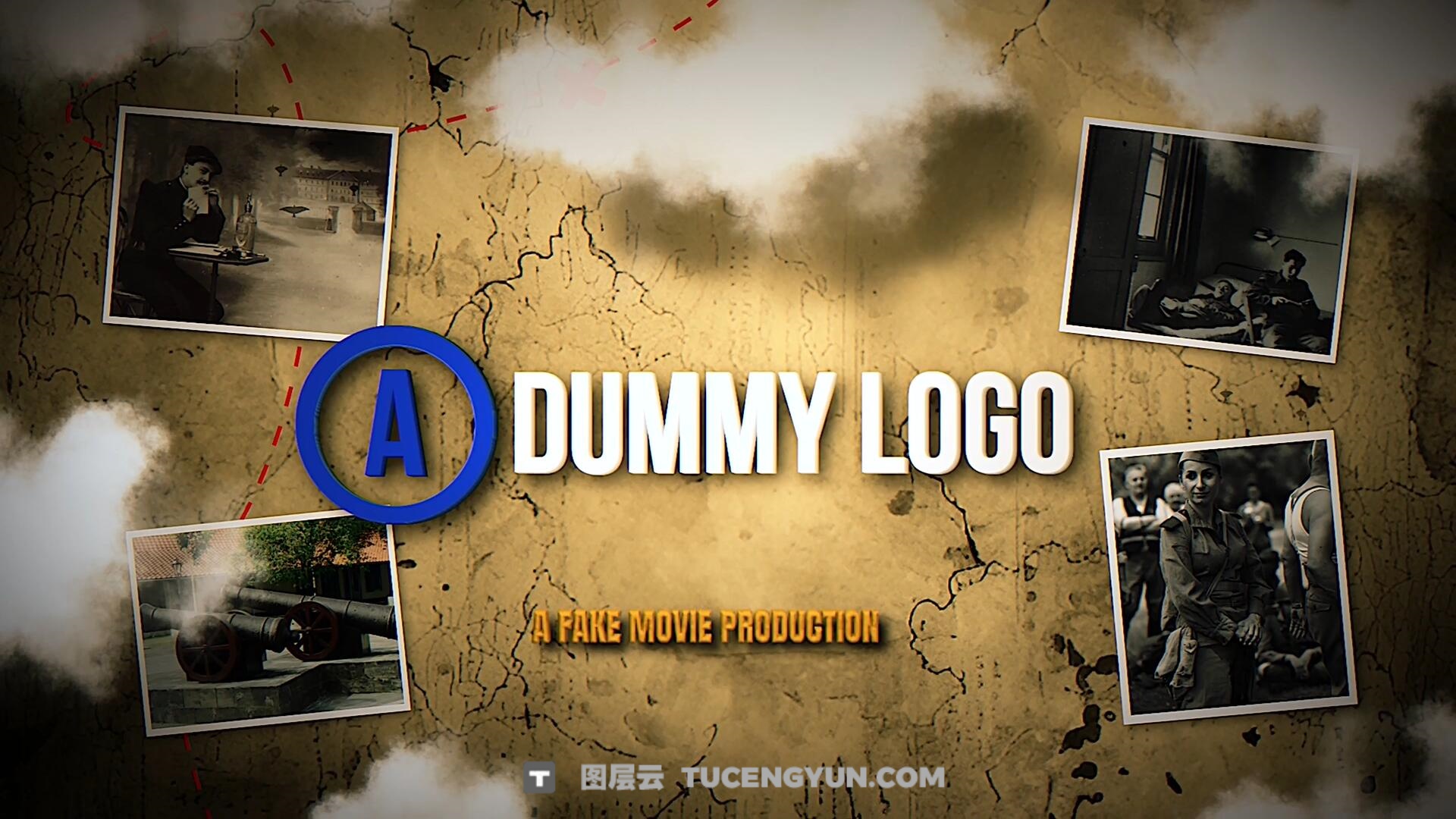 FCPX插件：复古纪实战争历史纪录片回忆录电影电视预告片头（13856）