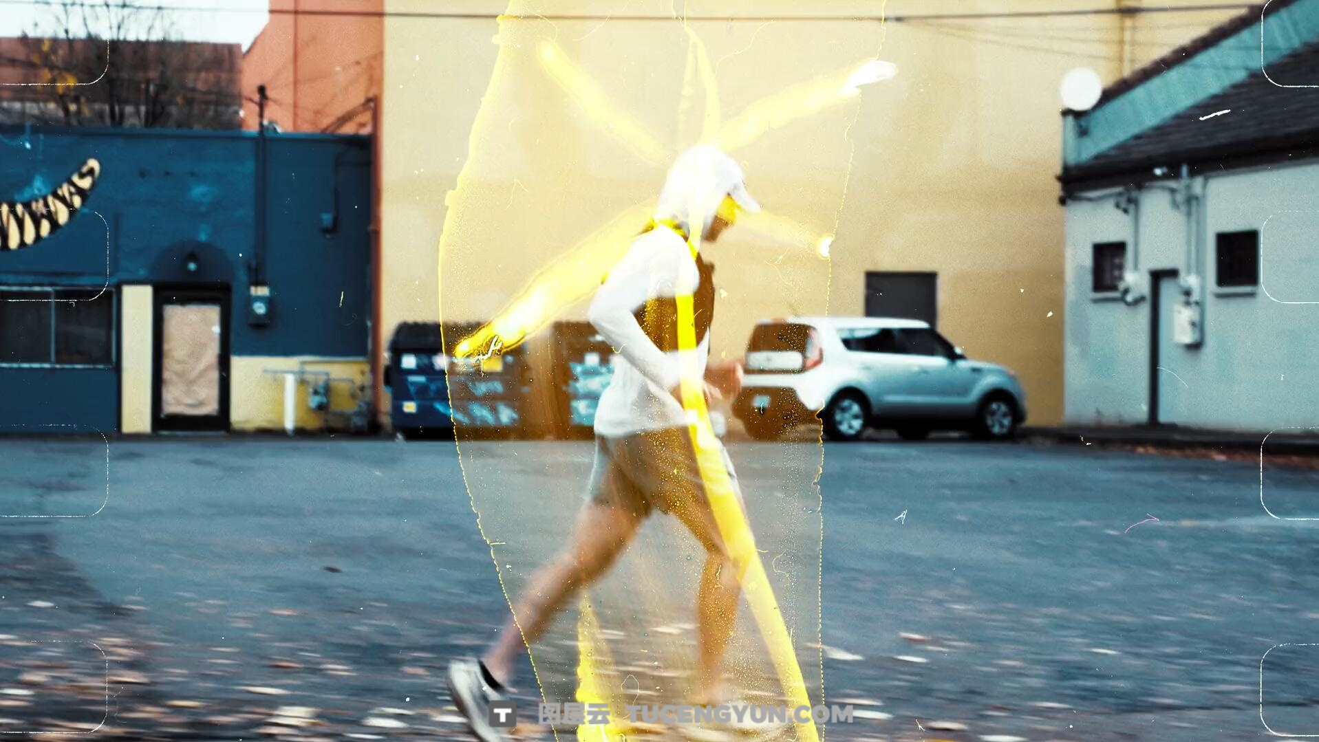 Acidbite 100多个全新复古美学胶片粗糙刮痕打孔笔触涂装转场过渡+音效+视频教程 Acidbite Cinemarkers 2（14006）