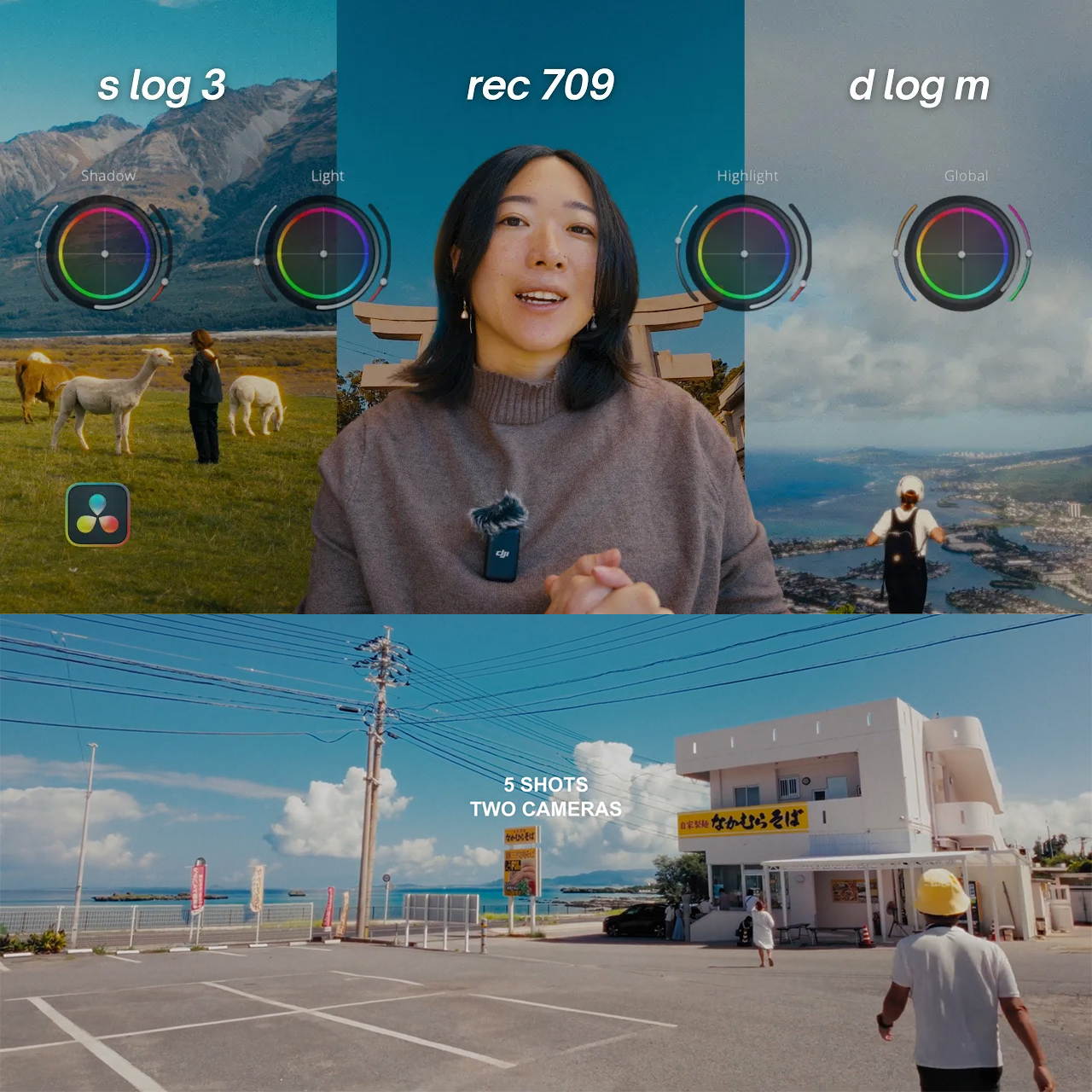 复古清新假日胶片风格电影感旅拍广告短片达芬奇调色节点PowerGrade预设 支持S Log3、Rec 709 和 D LogM（13952）