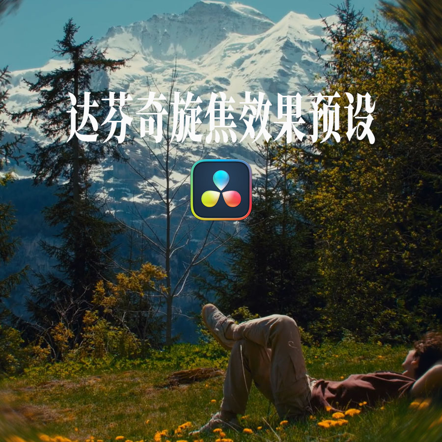 达芬奇预设：热门梦幻氛围旋焦效果预设（14009）