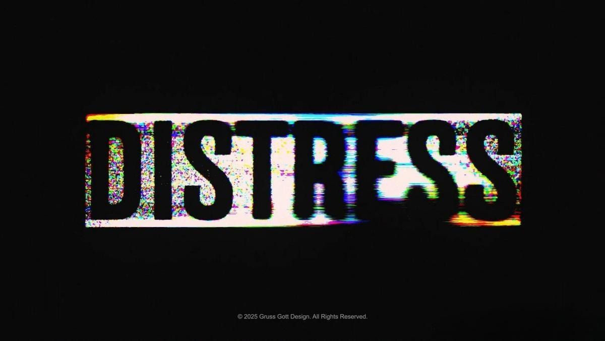 PR模板：复古仿旧VHS美学故障失真垃圾摇滚效果文字标题动画模板（12969）