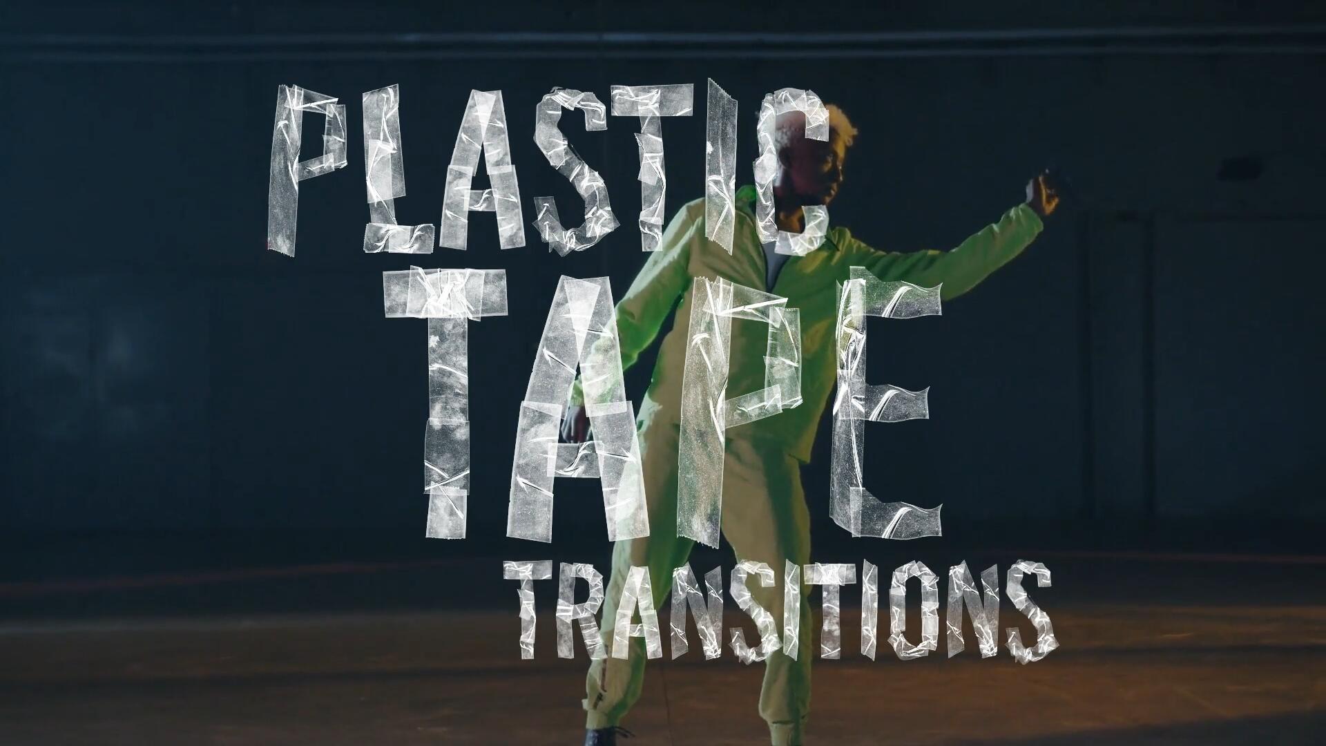 AE/PR/FCPX/达芬奇模板：创意情绪风格快闪拼贴定格动画撕纸转场视觉效果（13001）