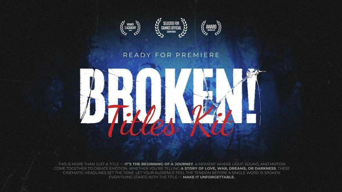 AE模板：优雅史诗级电影风格海报封面片头文字标题排版动画（13004）