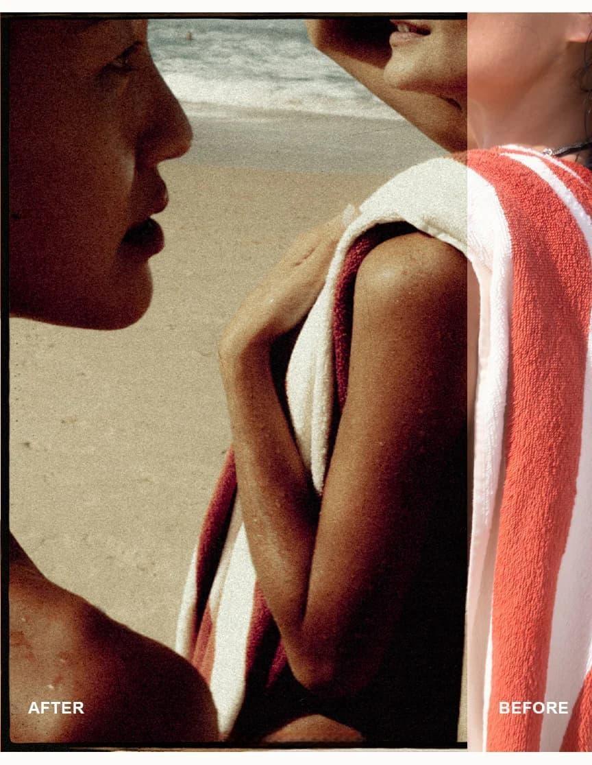 复古35mm胶片色调风格化漏光、划痕、灰尘、颗粒、怀旧照片集LR调色预设 Envijon Nostalgia Photo Collection（13019）