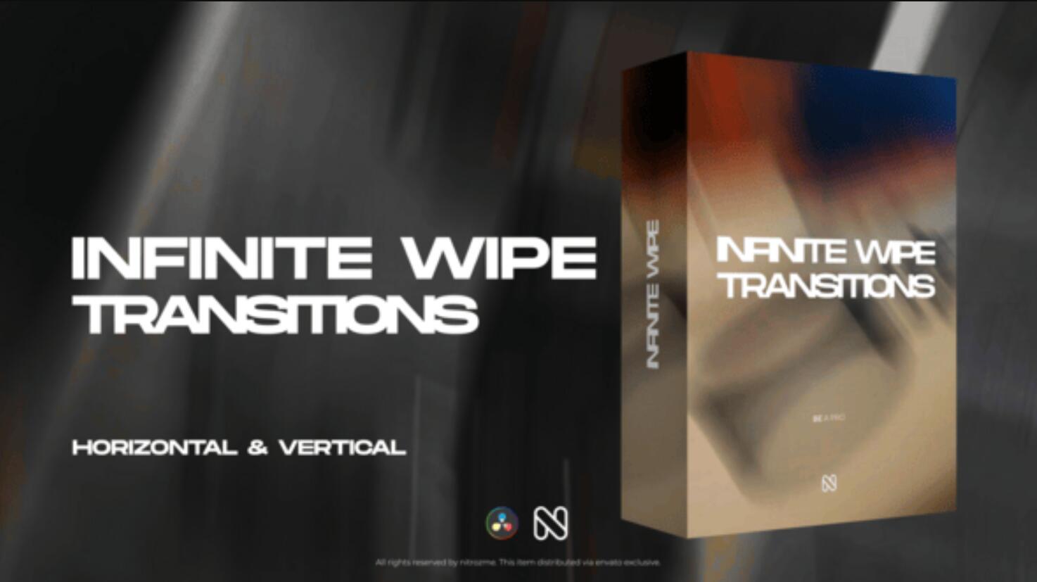 AE/PR/达芬奇模板：80个复古美学相机慢快门无限擦除转场过渡模板+音效（13918）