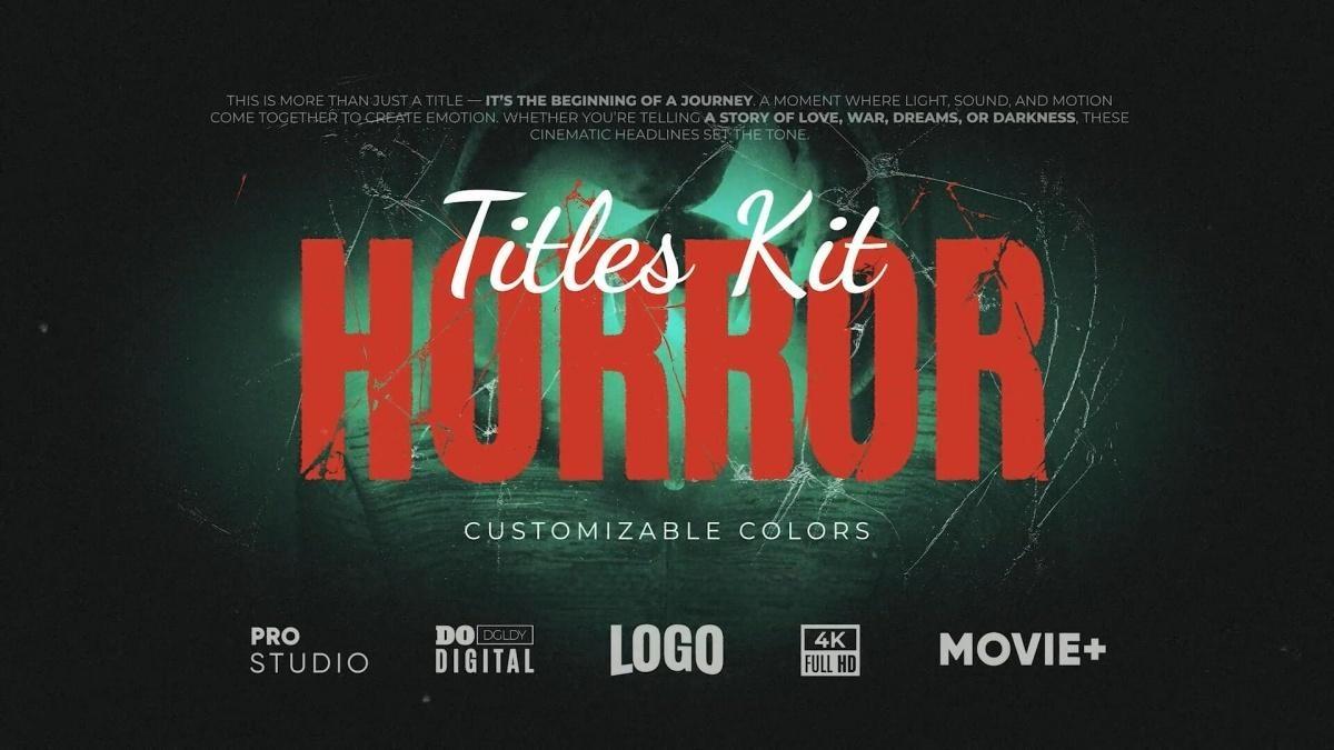 AE模板：优雅史诗级电影风格海报封面片头文字标题排版动画（13004）