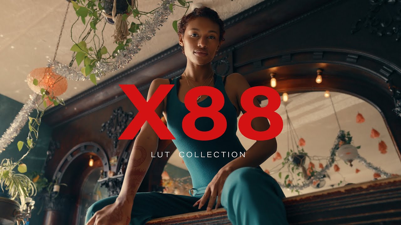 经典电影感柯达2383胶片仿真模拟LUT调色预设 GAMUT – X88 LUTs（13816）