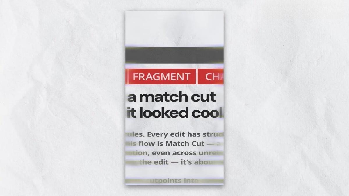 AE模板：创意快切匹配剪辑镜头文字排版横竖屏模板动画（12977）