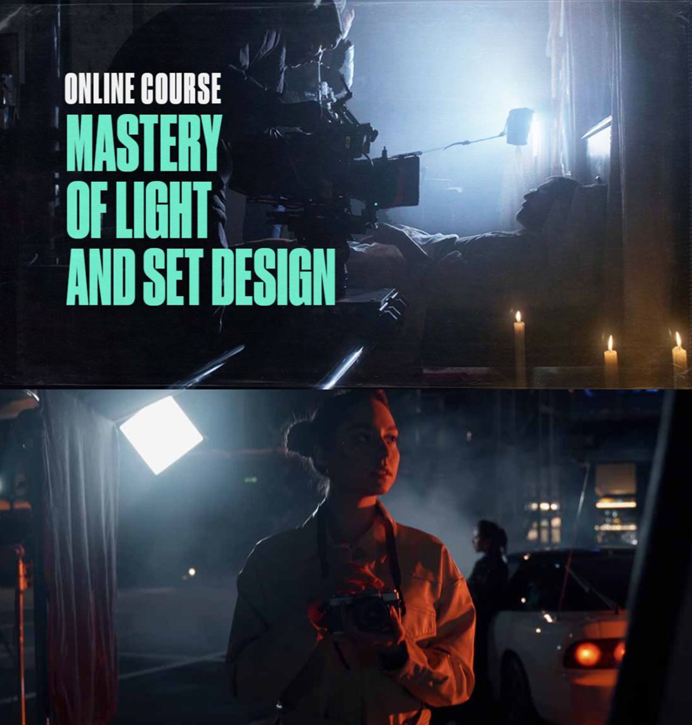 大师课程：好莱坞商业电影级灯光和布景设计视频课程 中文字幕 Andbery – Mastery of Lighting and Set Design（13973）